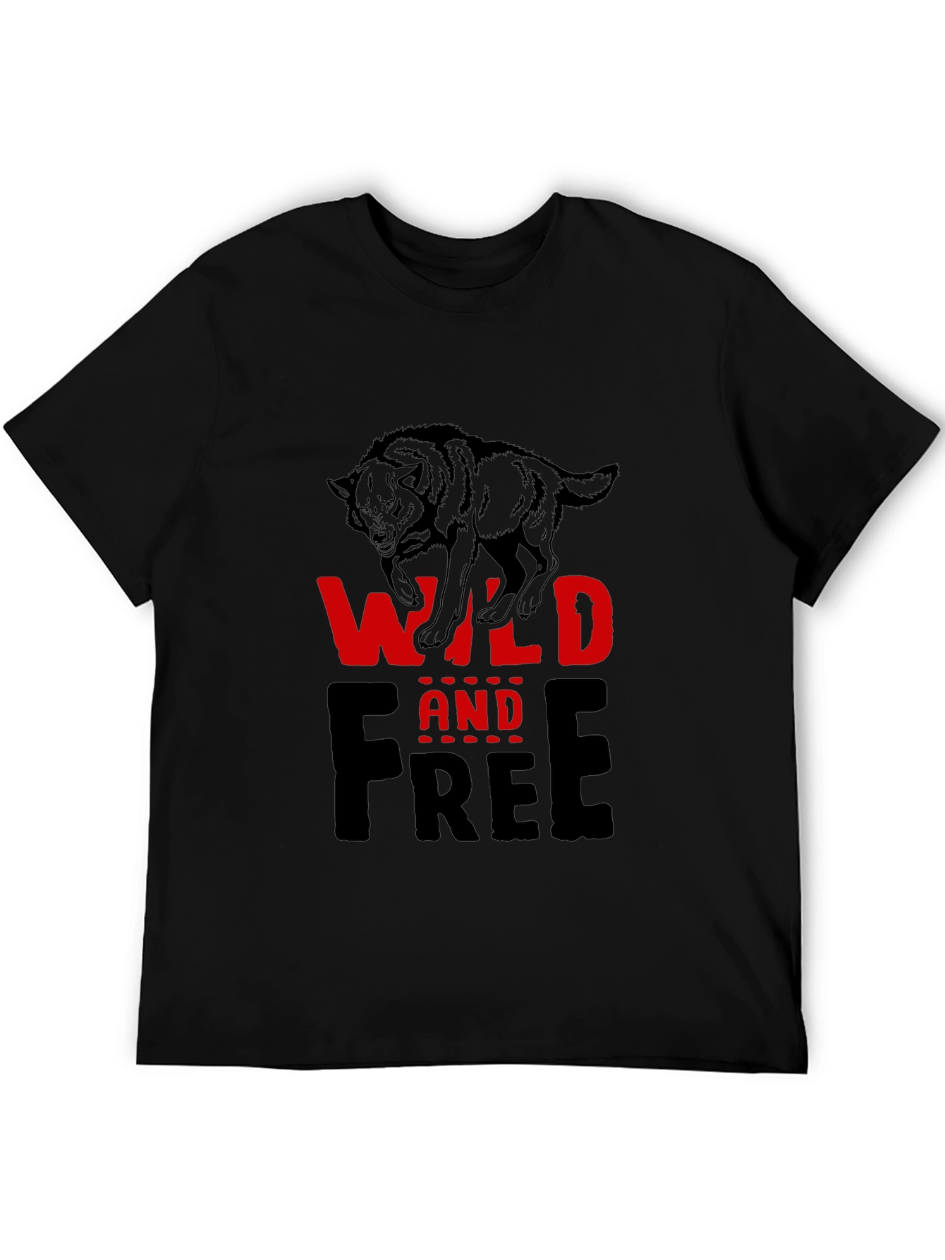 Wild and Free Wolf Graphic Tee
