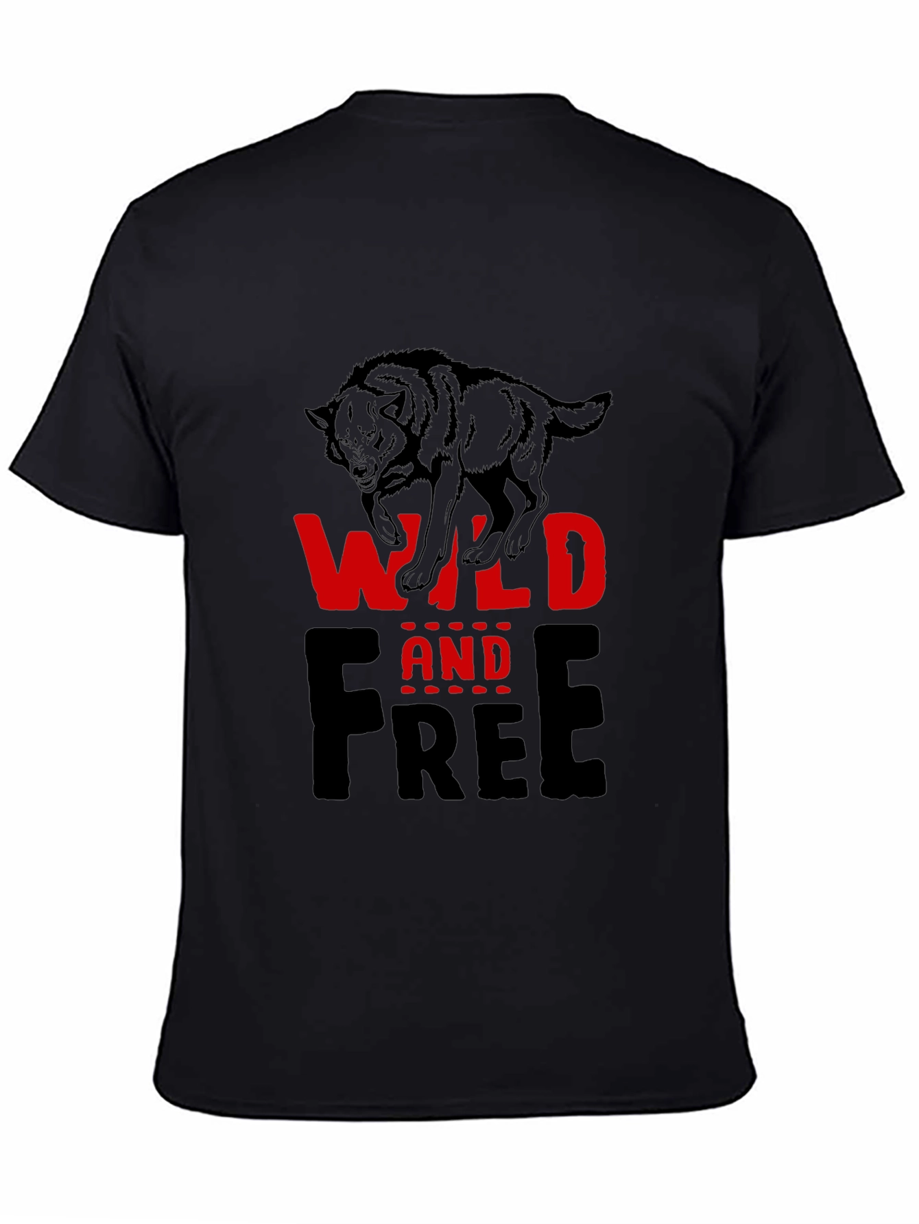 Wild and Free Wolf Graphic Tee
