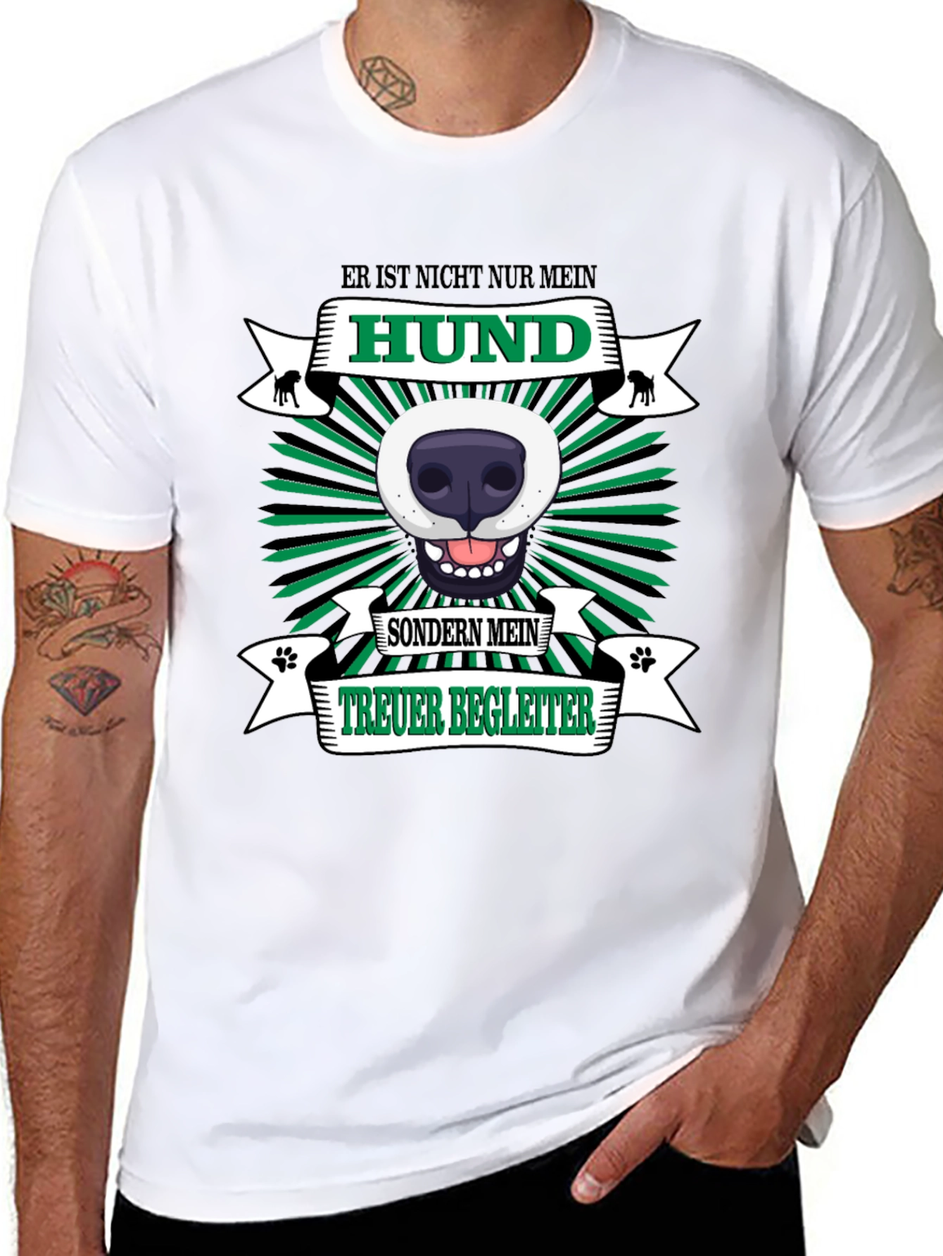 Dog Lover T-Shirt - Hund Treuer Begleiter