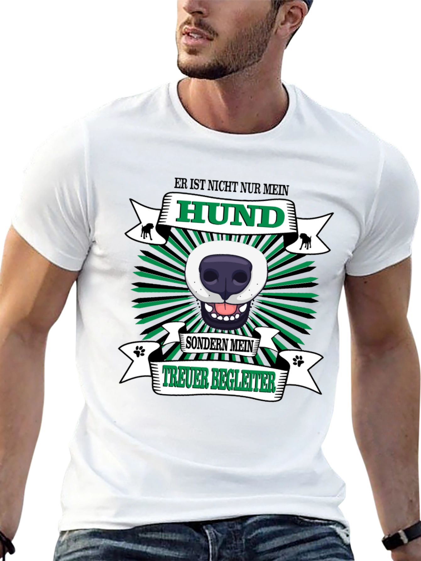 Dog Lover T-Shirt - Hund Treuer Begleiter