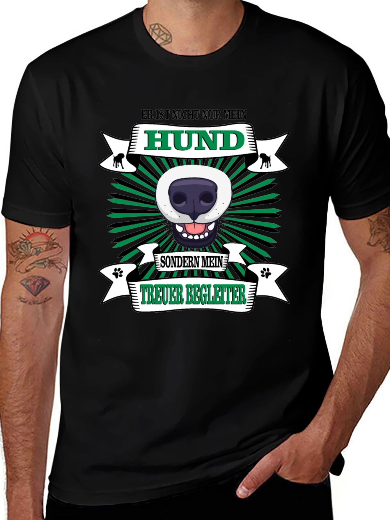Dog Lover T-Shirt - Hund Treuer Begleiter
