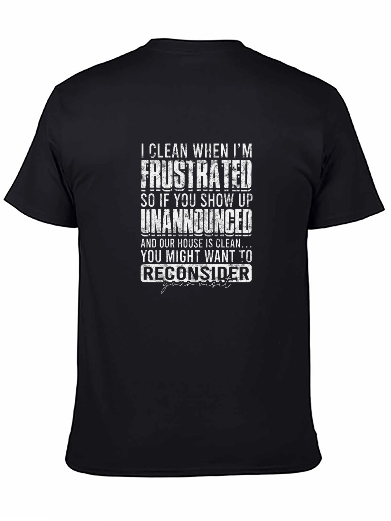 Funny Cleaning Frustrated T-Shirt