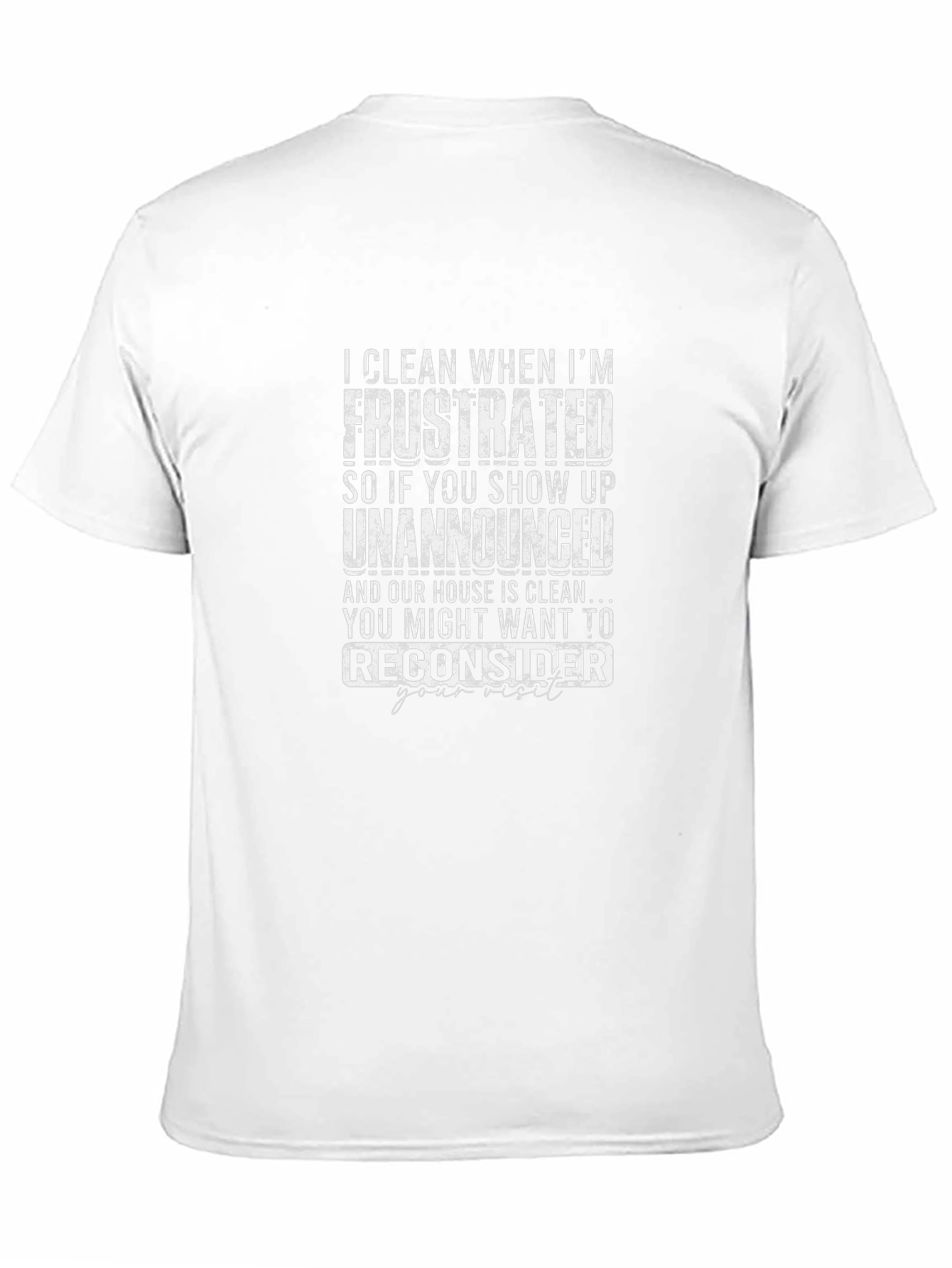 Funny Cleaning Frustrated T-Shirt