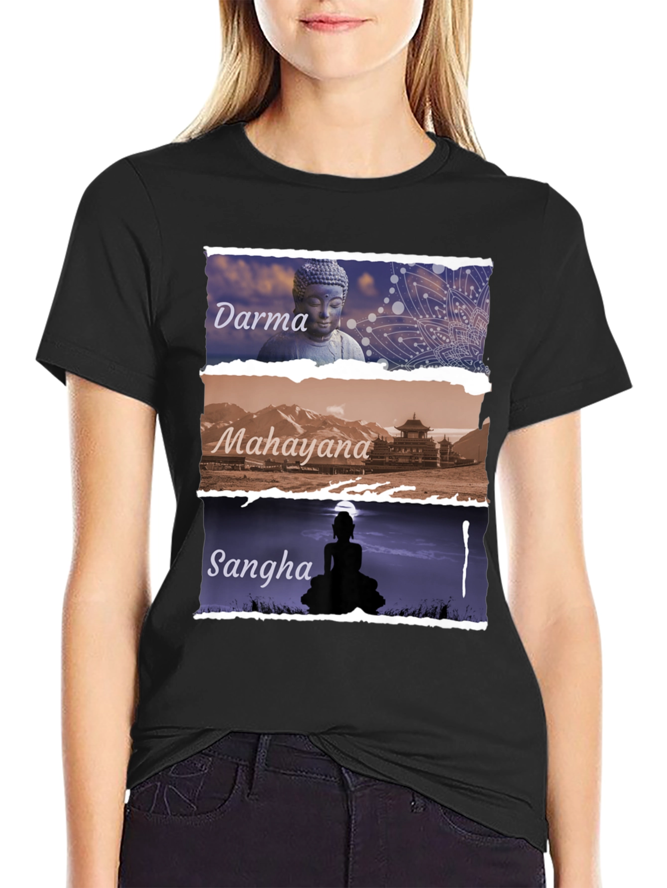 Dharma Mahayana Sangha T-Shirt - Buddhist Inspired Design