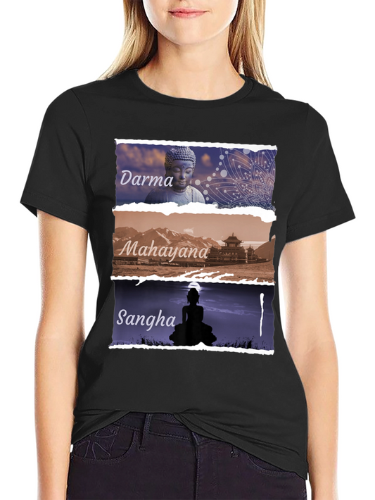 Dharma Mahayana Sangha T-Shirt - Buddhist Inspired Design