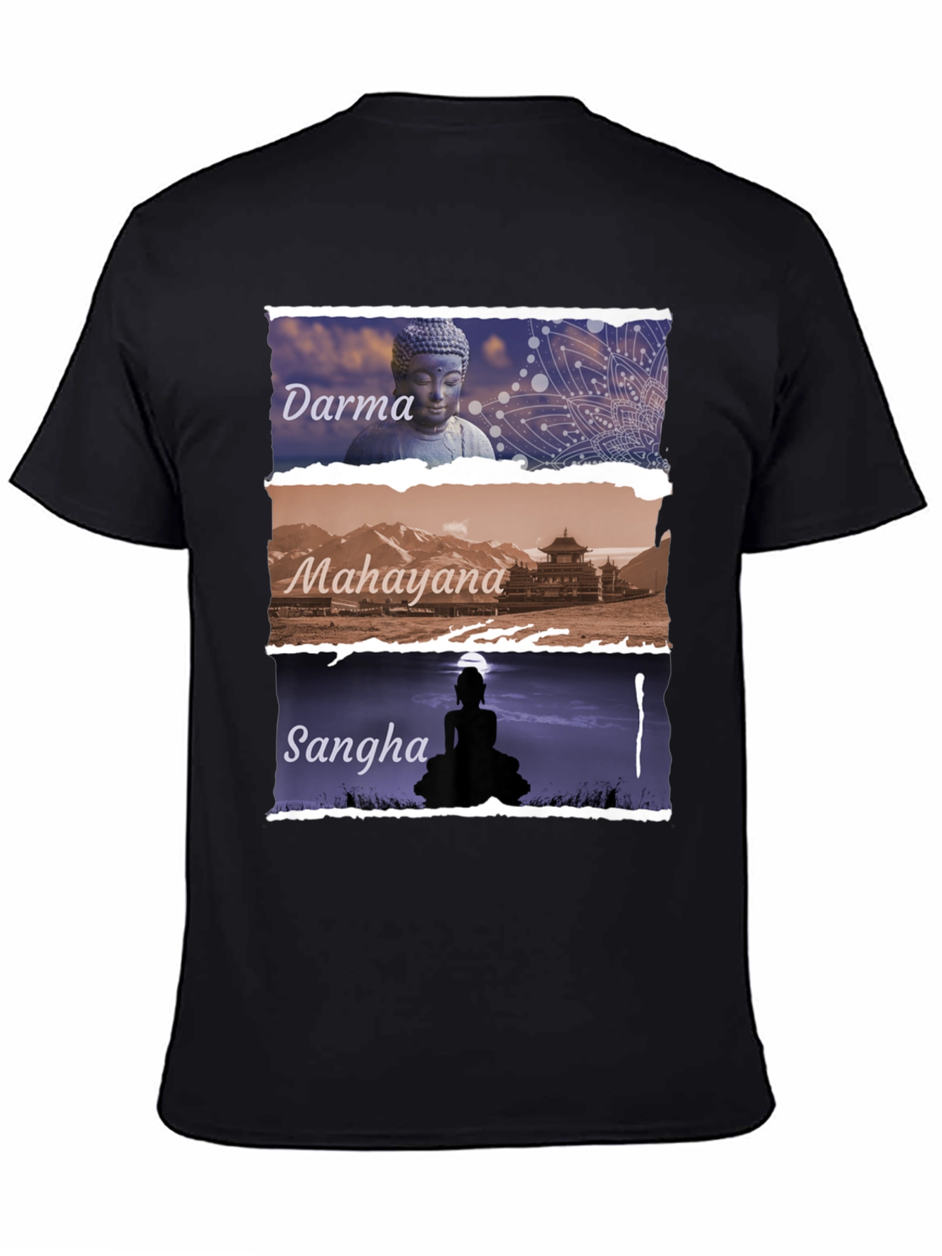 Dharma Mahayana Sangha T-Shirt - Buddhist Inspired Design