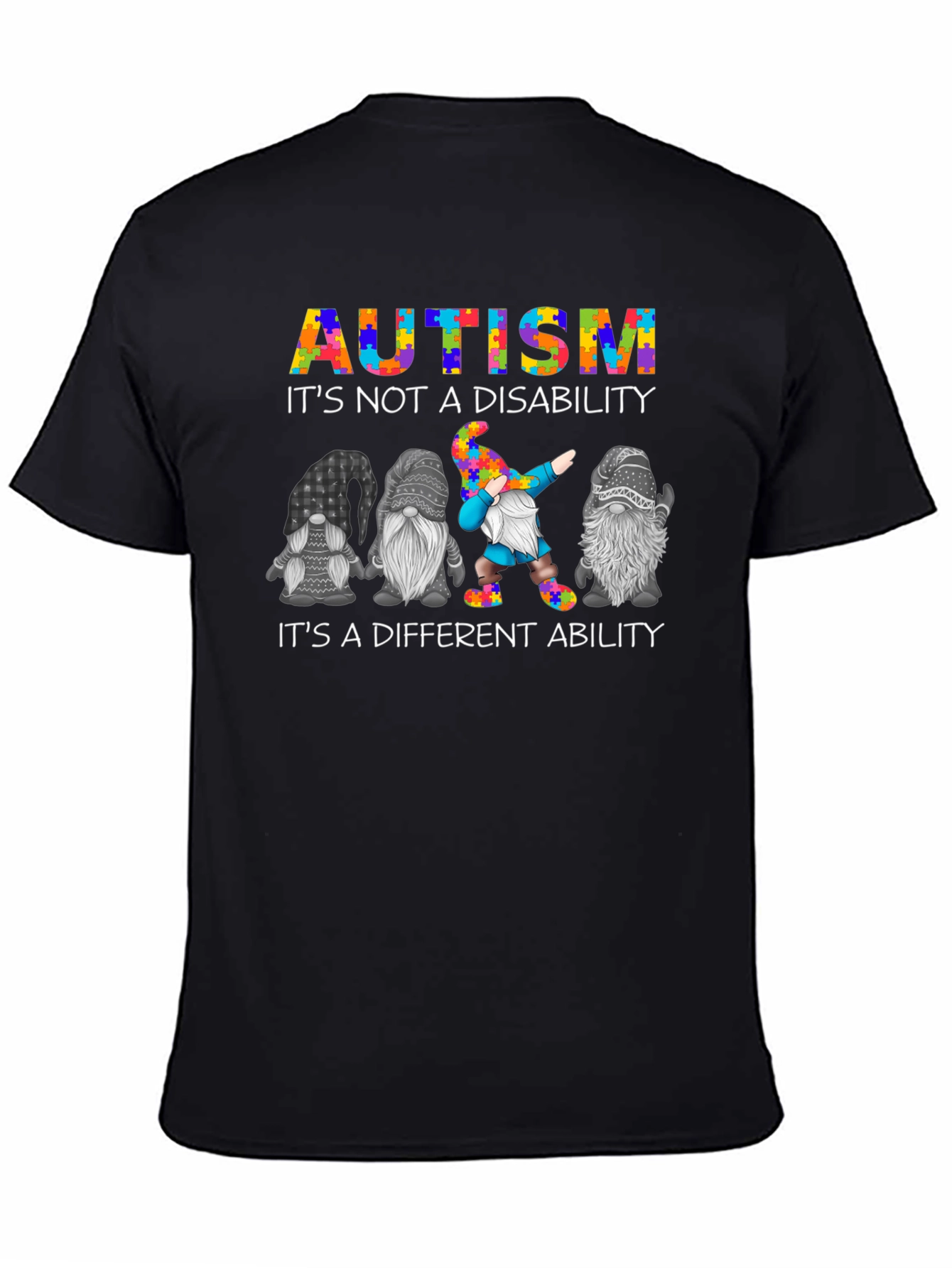Autism Awareness Gnomes Graphic T-Shirt