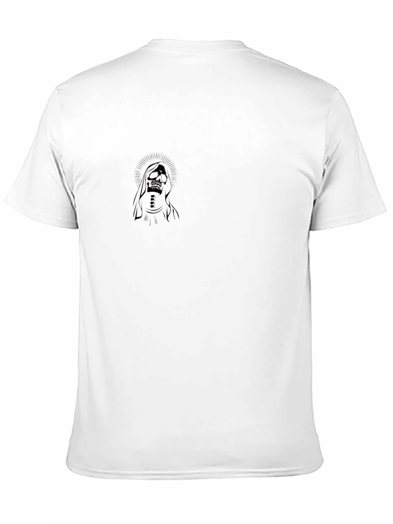 Black Grim Reaper Graphic T-Shirt