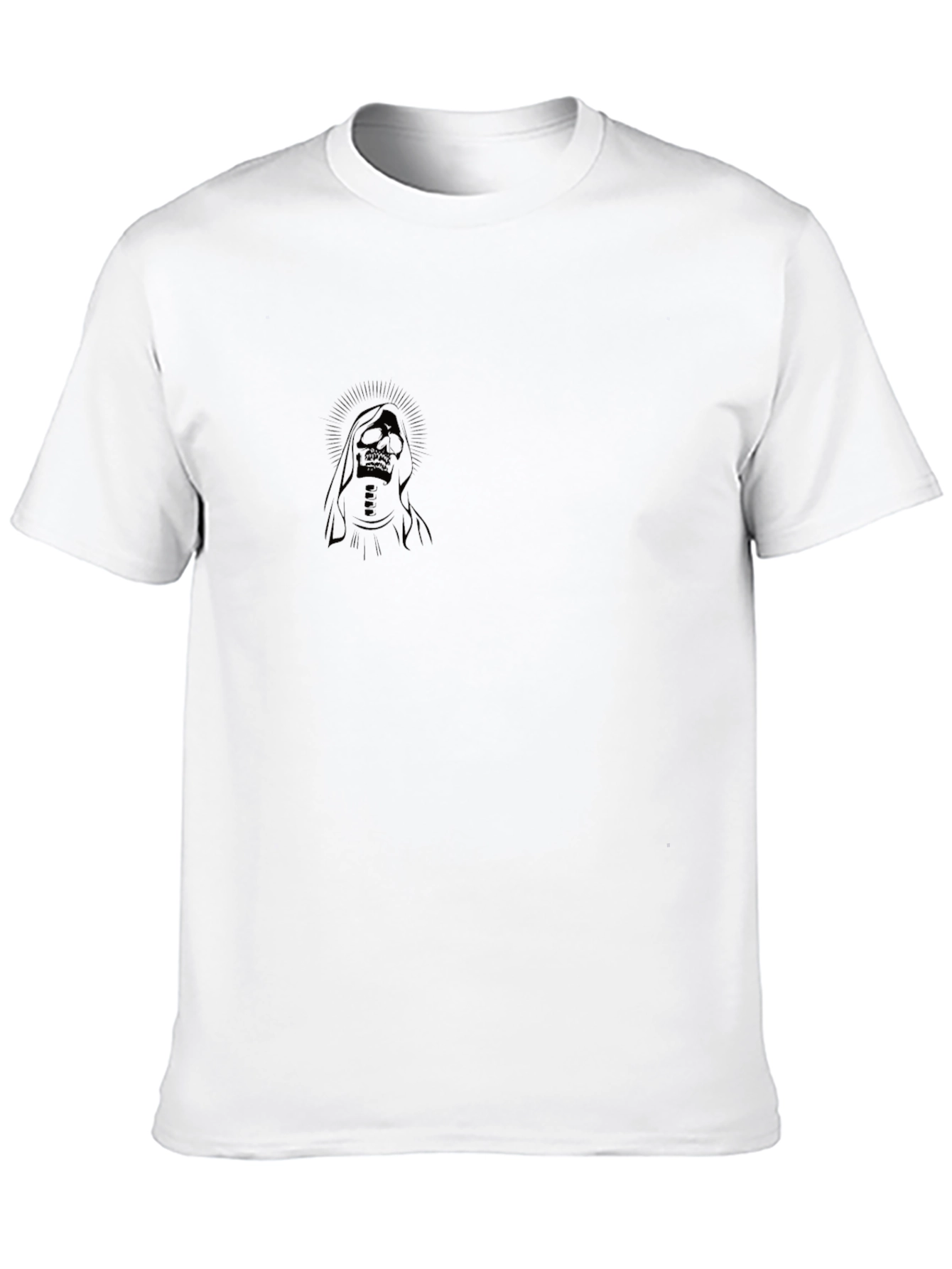 Black Grim Reaper Graphic T-Shirt