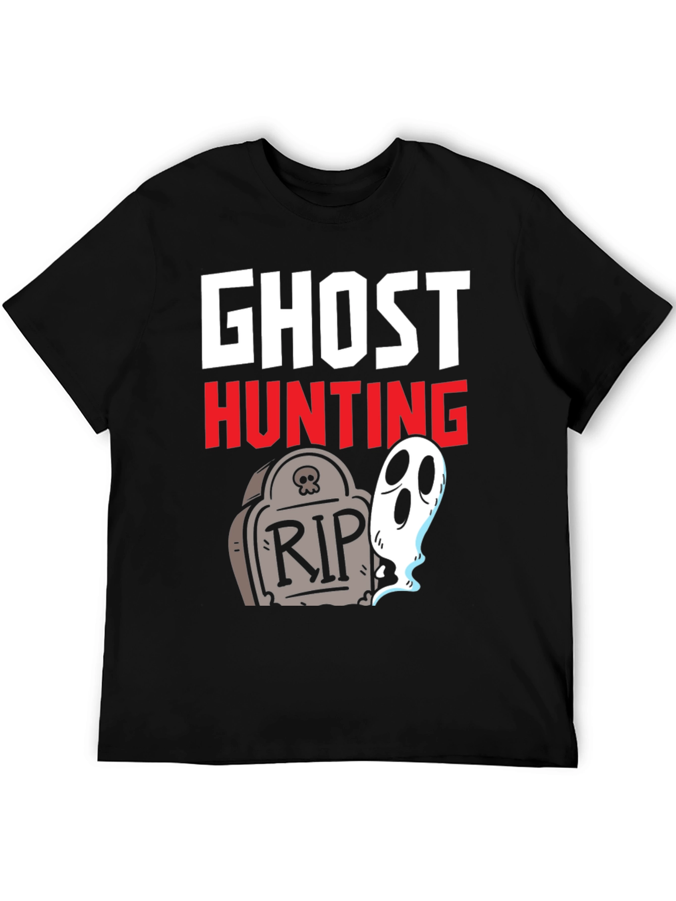 Ghost Hunting Graphic Tee - Halloween Fun