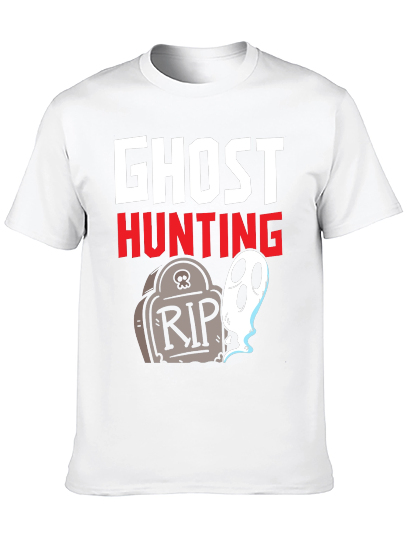 Ghost Hunting Graphic Tee - Halloween Fun