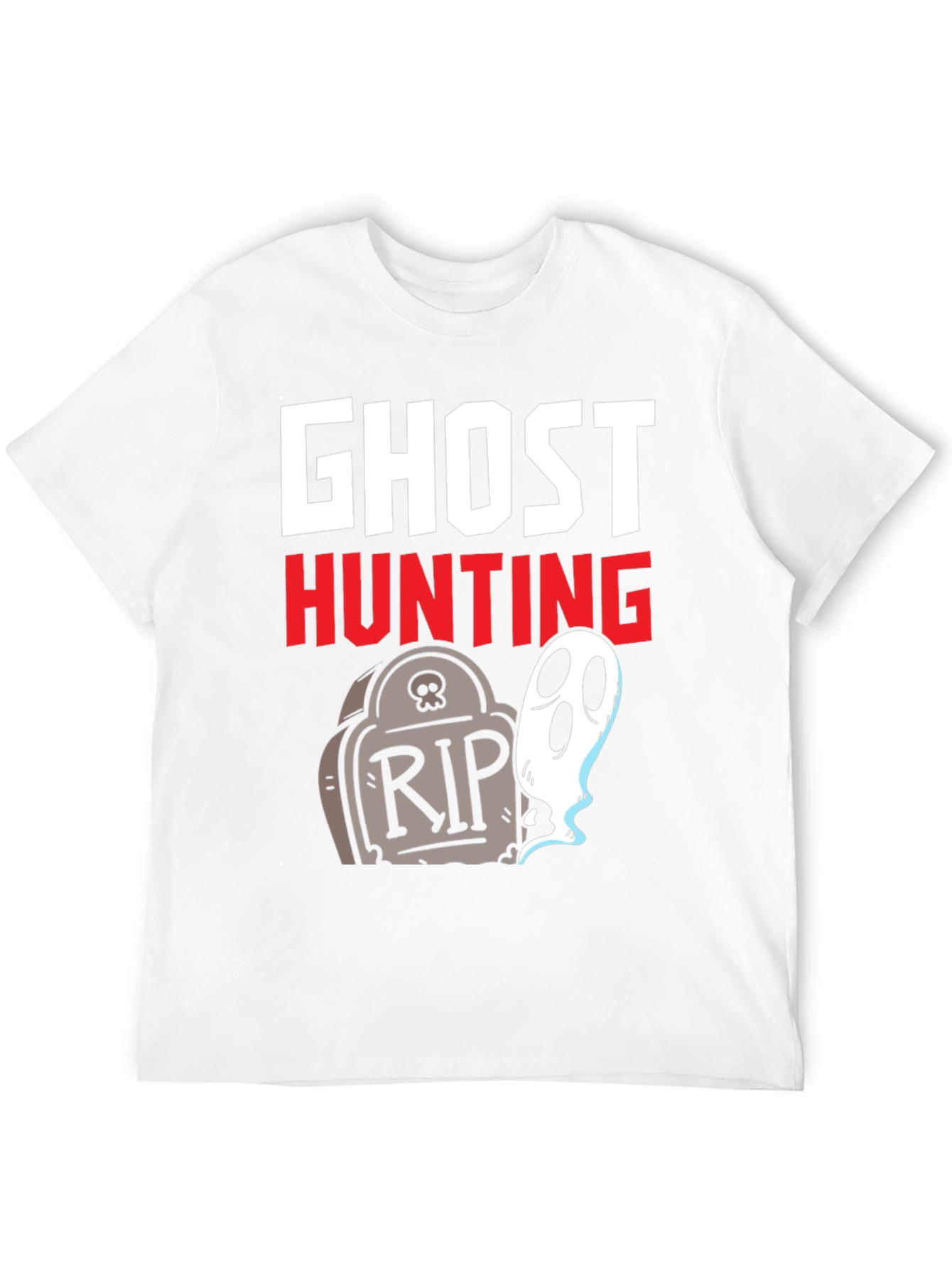 Ghost Hunting Graphic Tee - Halloween Fun