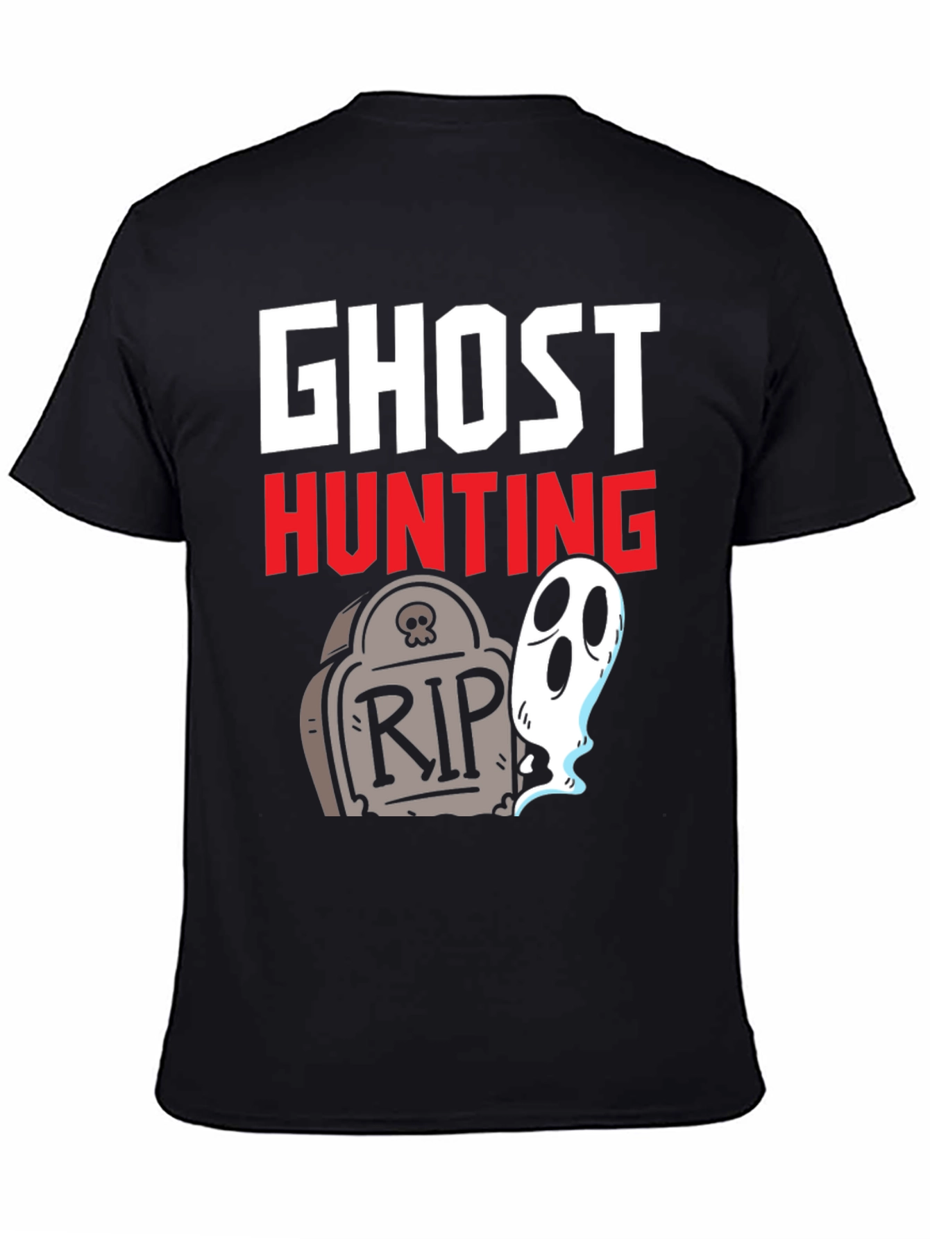 Ghost Hunting Graphic Tee - Halloween Fun