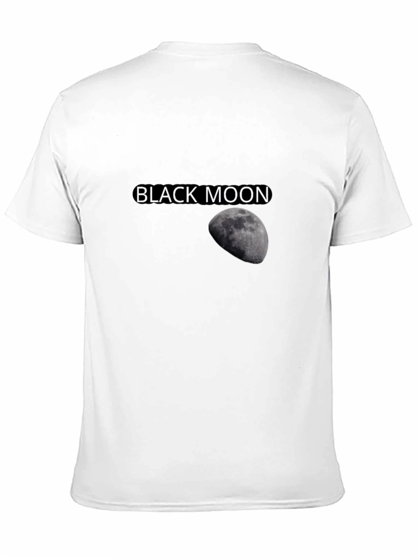 Black Moon Graphic Tee - Stylish Cotton T-Shirt