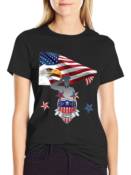 Patriotic U.S. Military Memorial Day T-Shirt