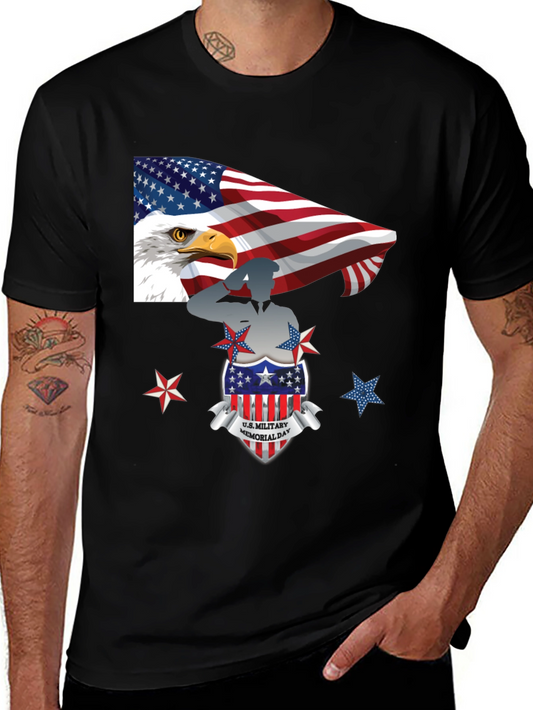 Patriotic U.S. Military Memorial Day T-Shirt