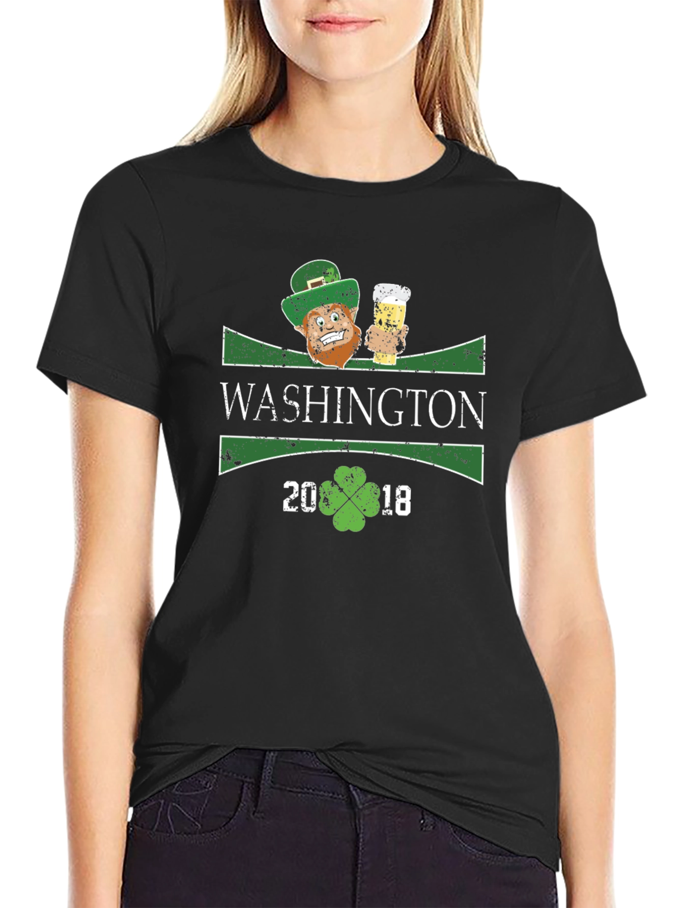 Washington St. Patricks Day Graphic Tee