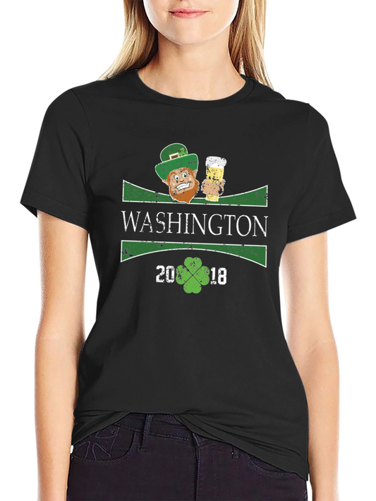 Washington St. Patricks Day Graphic Tee