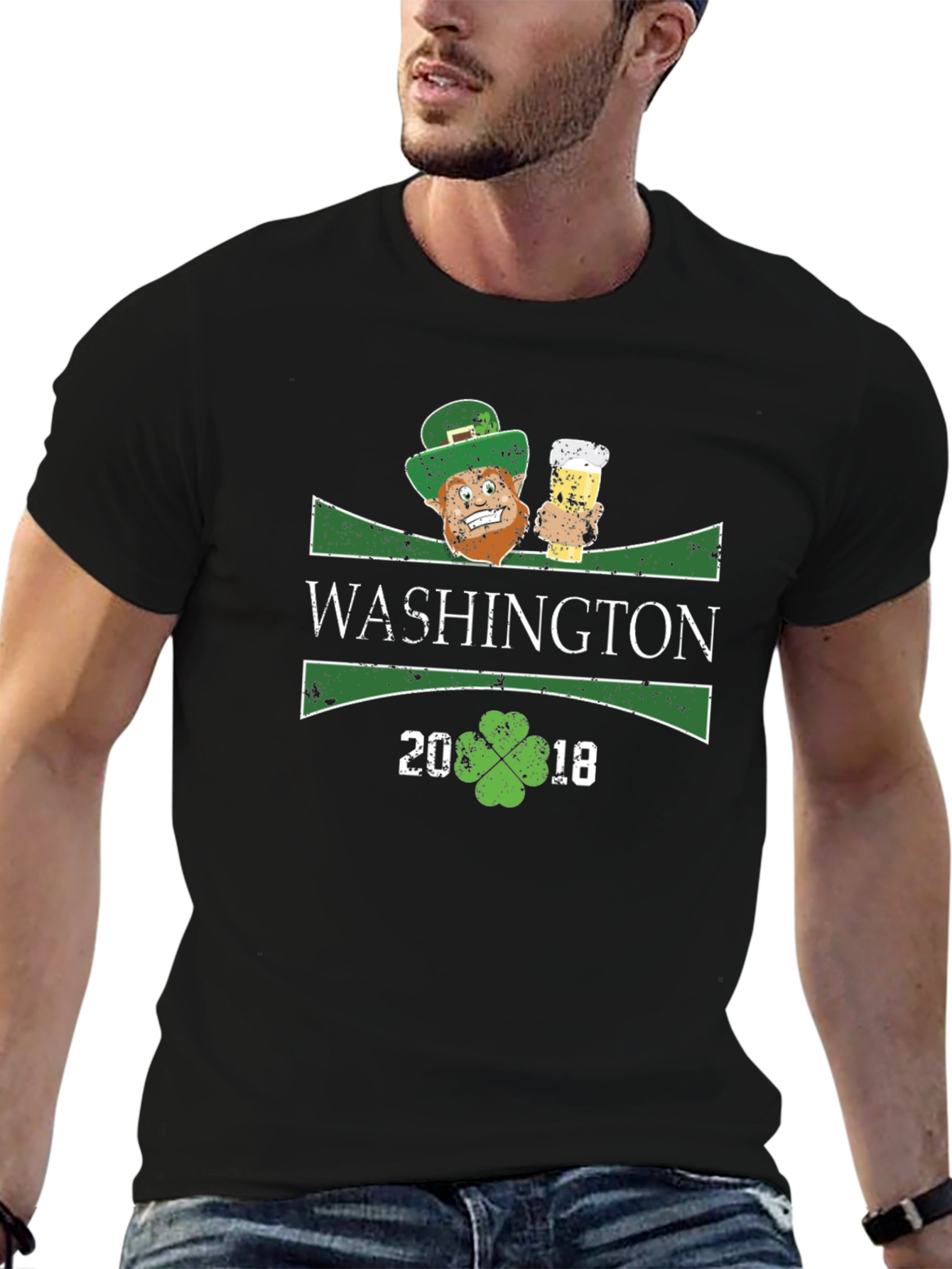 Washington St. Patricks Day Graphic Tee