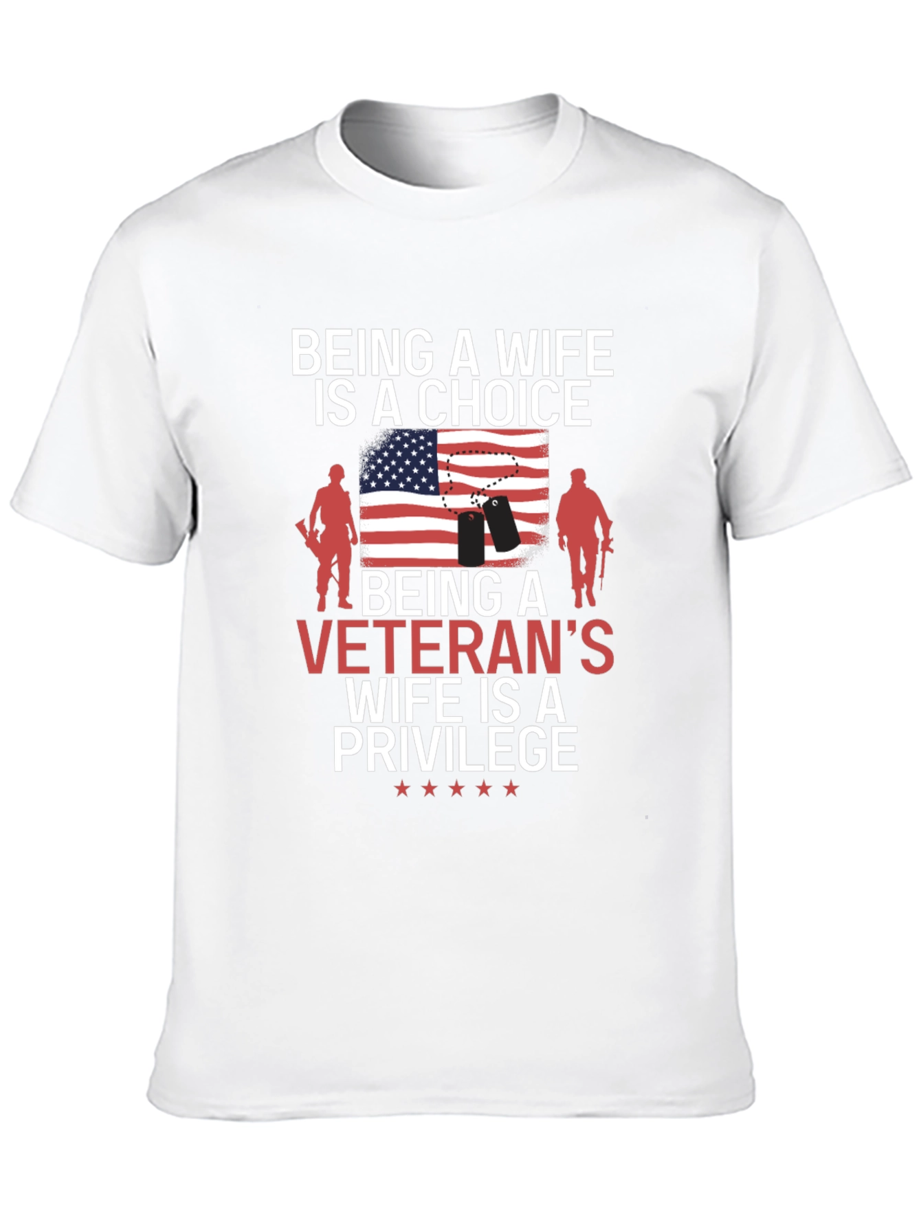 Veterans Wife Choice T-Shirt