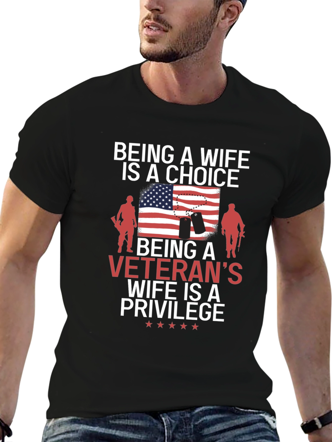 Veterans Wife Choice T-Shirt