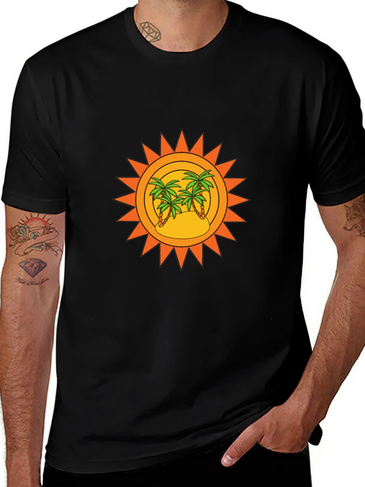 Island Sun Graphic Tee - Tropical Vibe