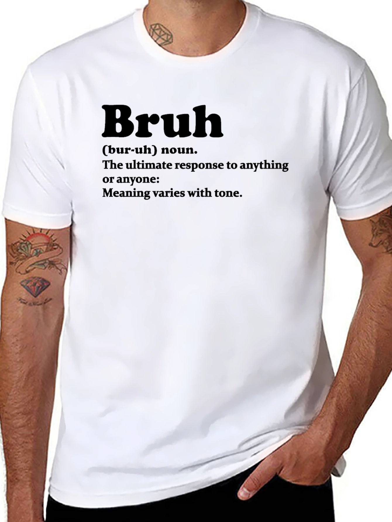 Bruh Definition T-Shirt - Funny Novelty Tee