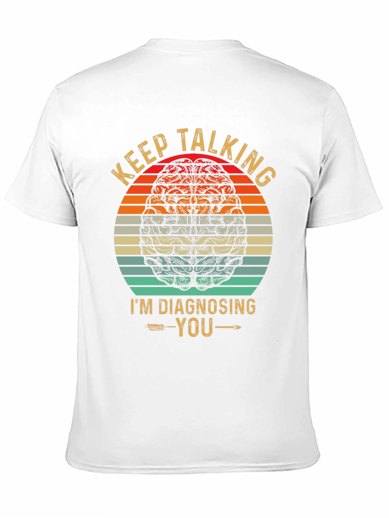Keep Talking T-Shirt Brain Graphic Tee
