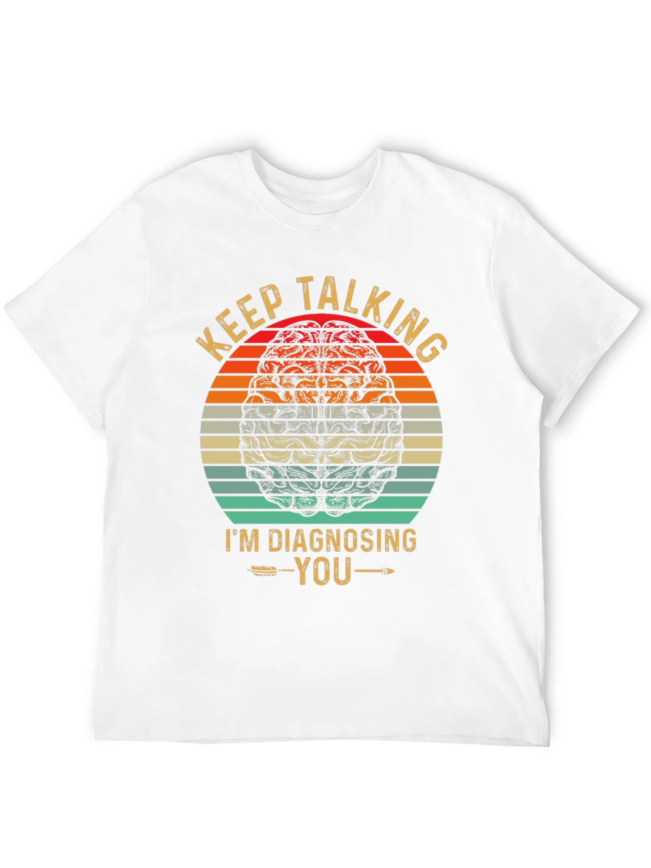Keep Talking T-Shirt Brain Graphic Tee