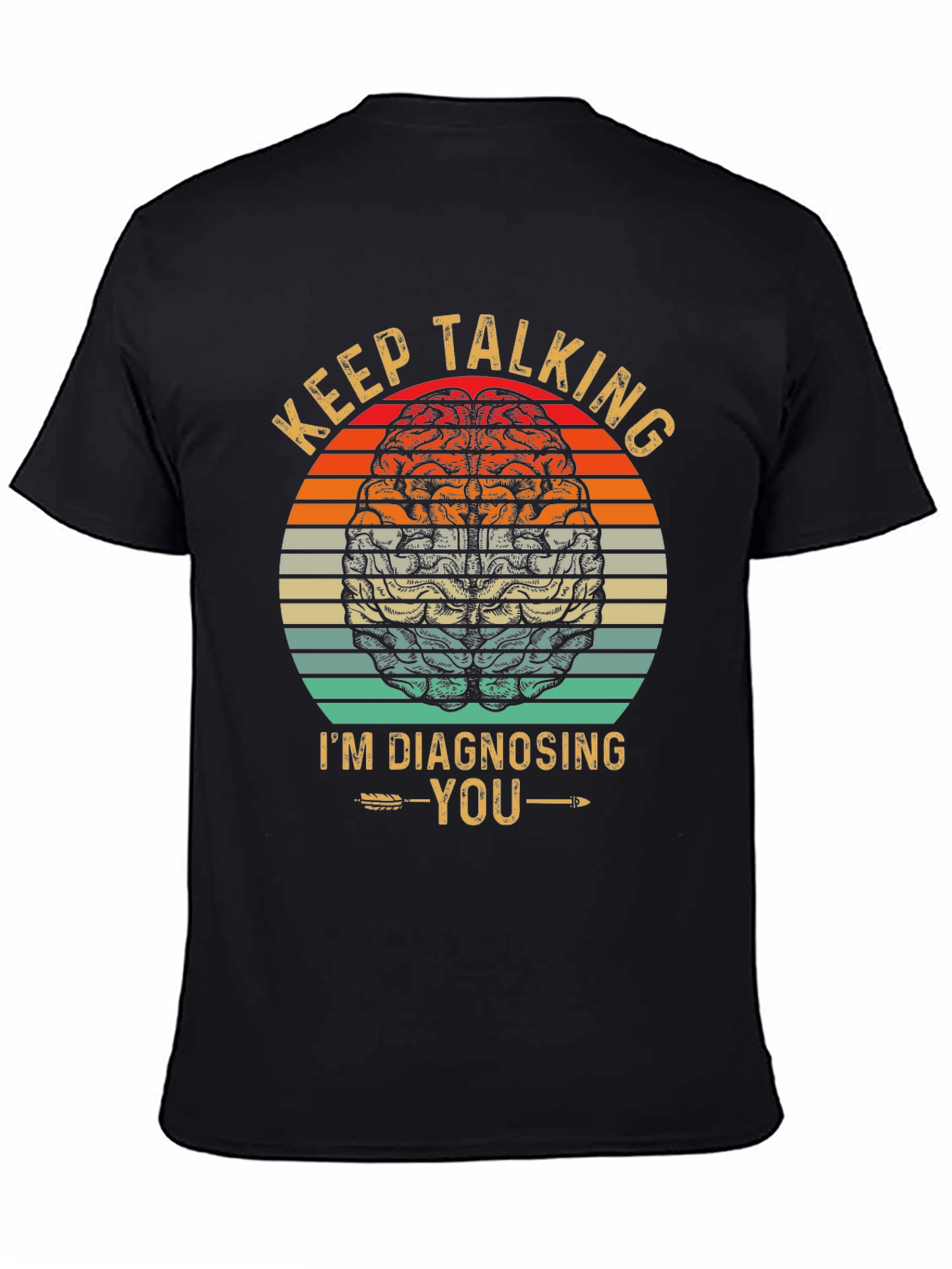 Keep Talking T-Shirt Brain Graphic Tee