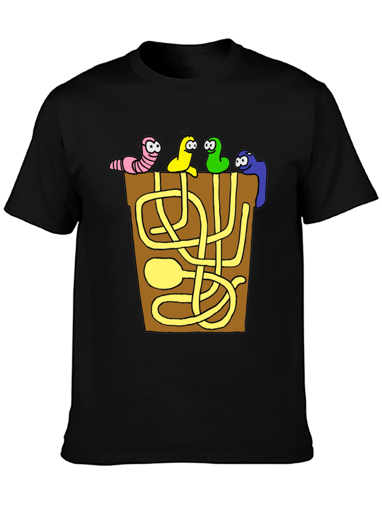 Funny Worm Maze T-Shirt