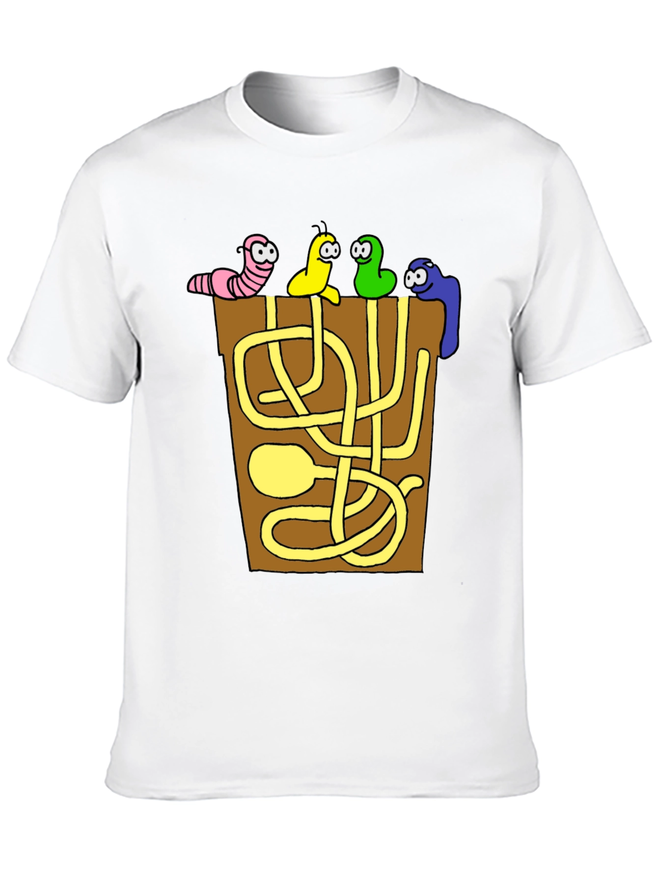 Funny Worm Maze T-Shirt