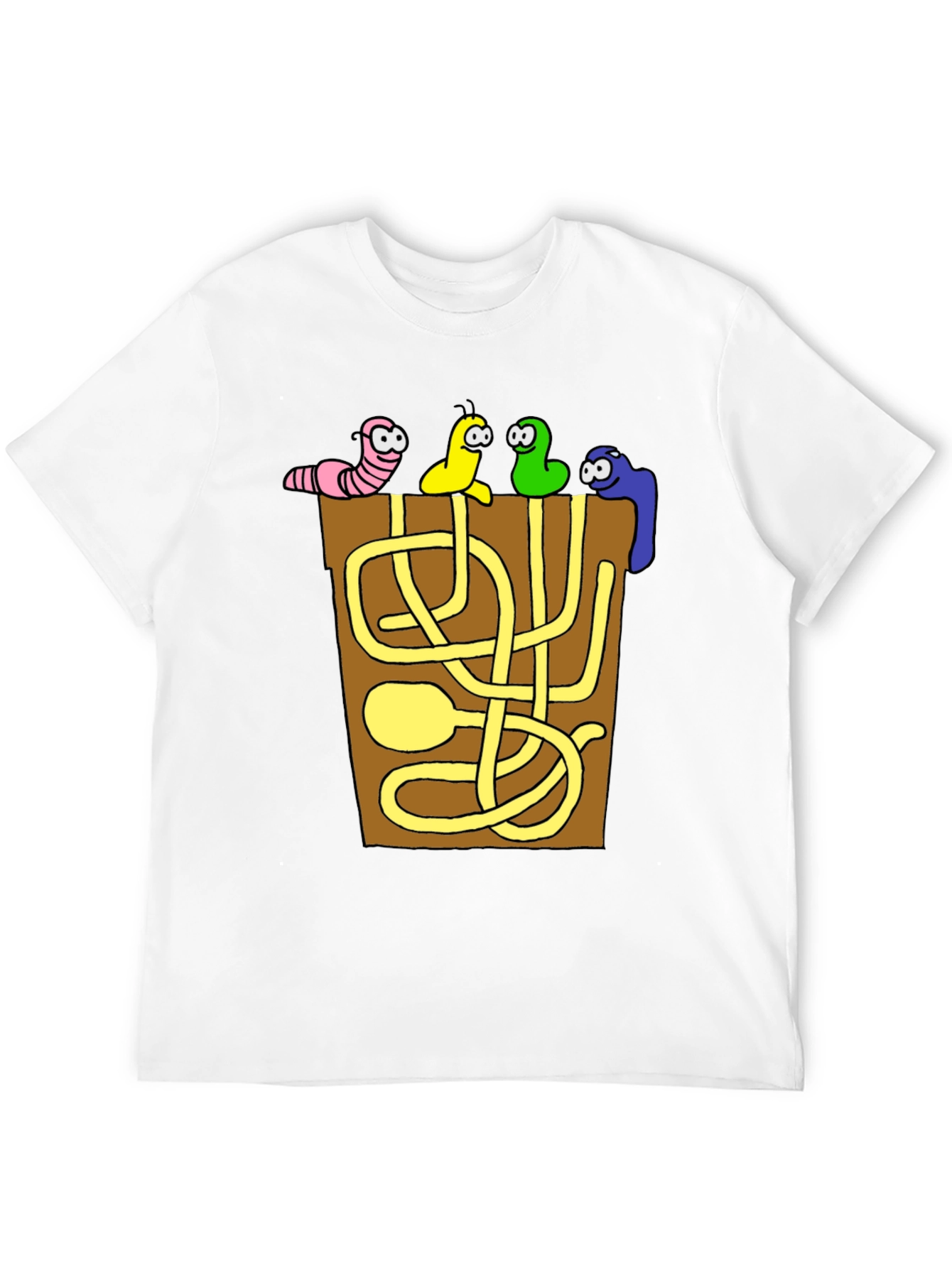 Funny Worm Maze T-Shirt