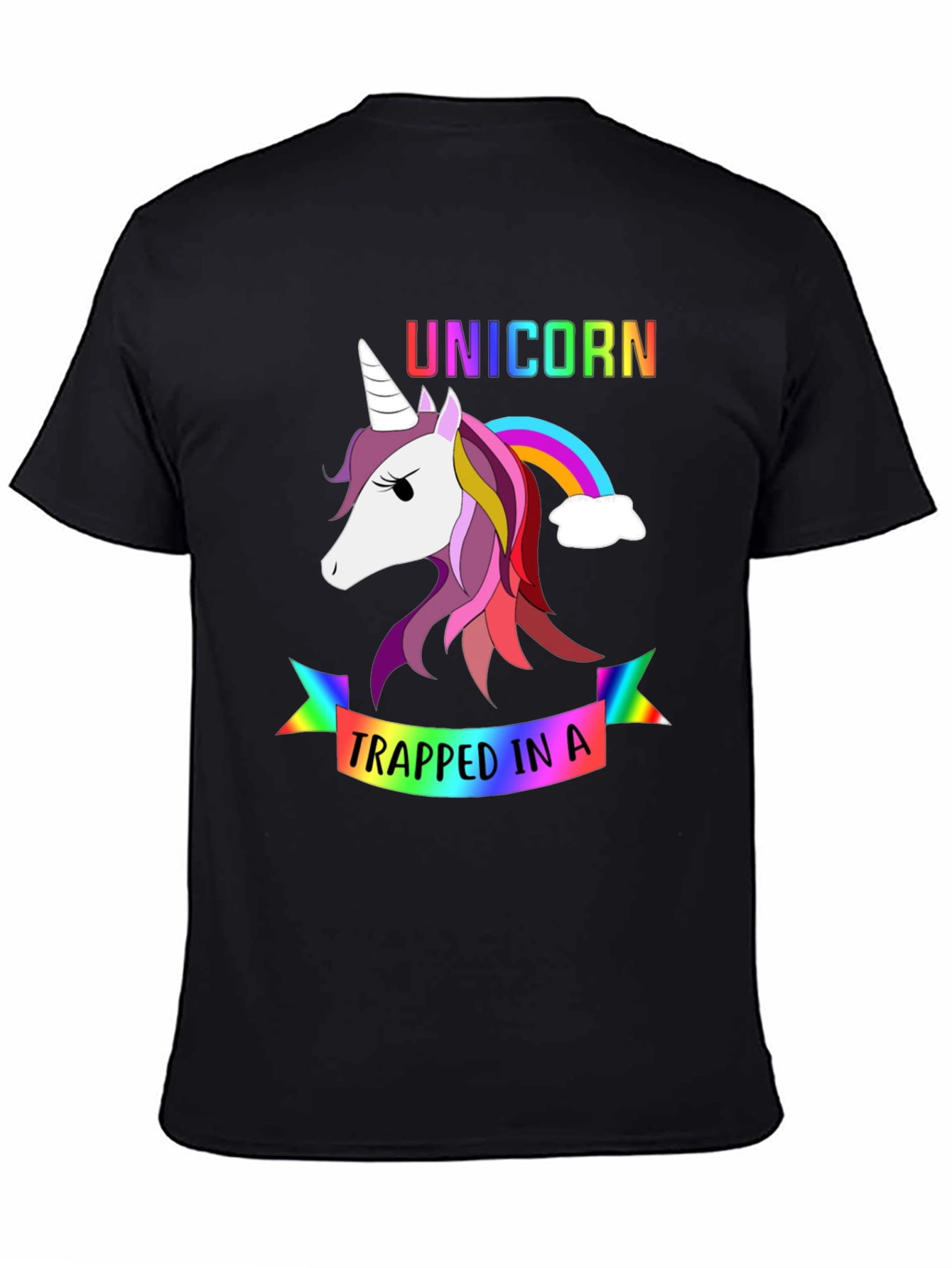 Unicorn Trapped In a Rainbow T-Shirt