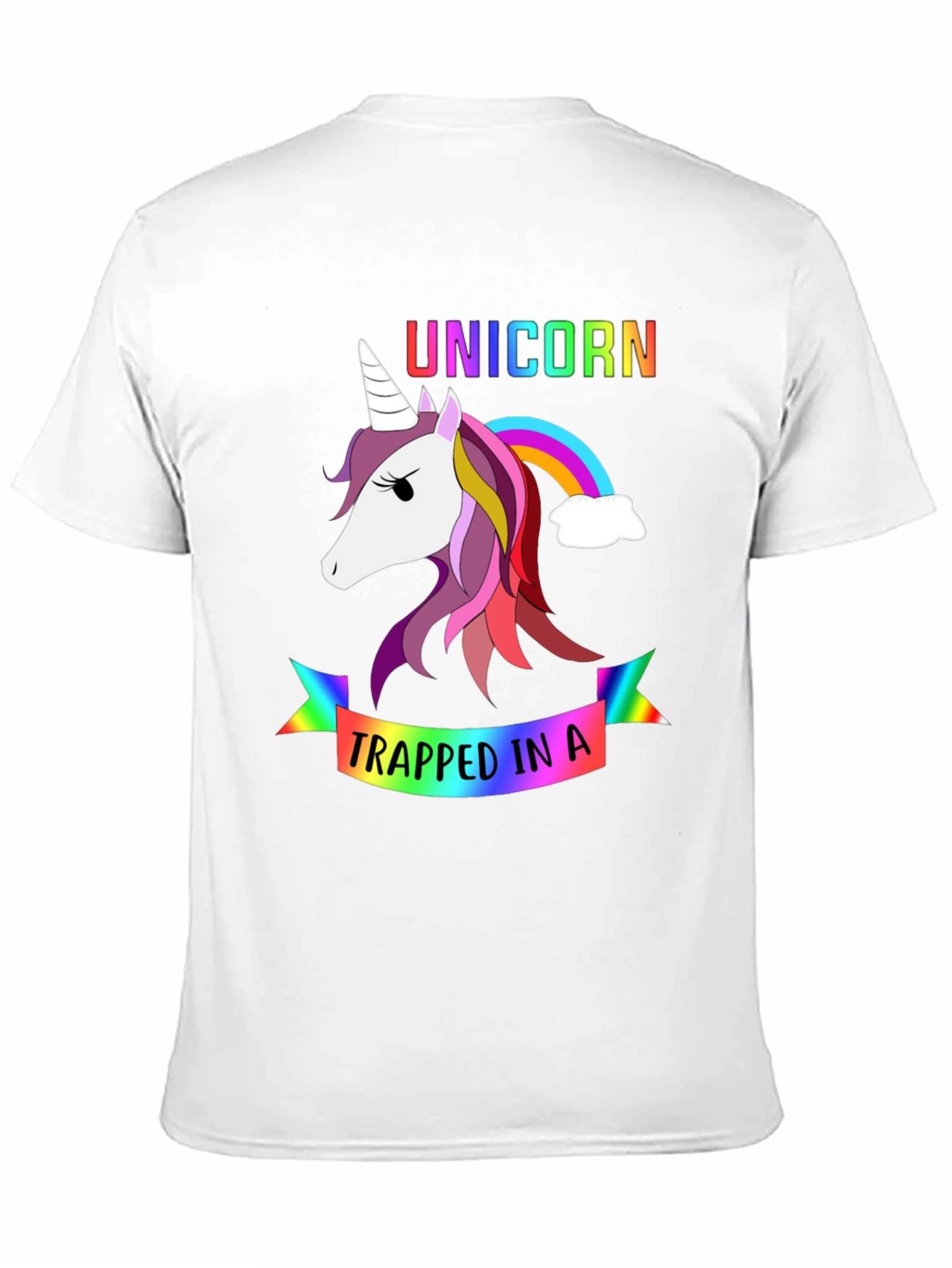 Unicorn Trapped In a Rainbow T-Shirt