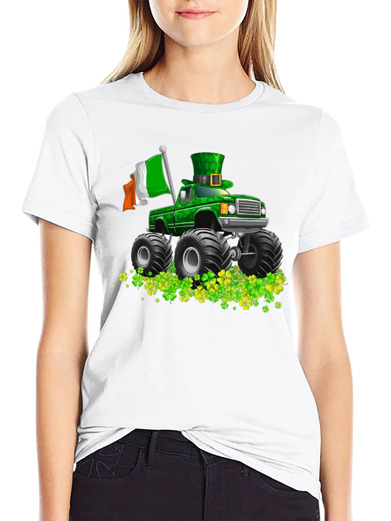St. Patricks Day Monster Truck Tee