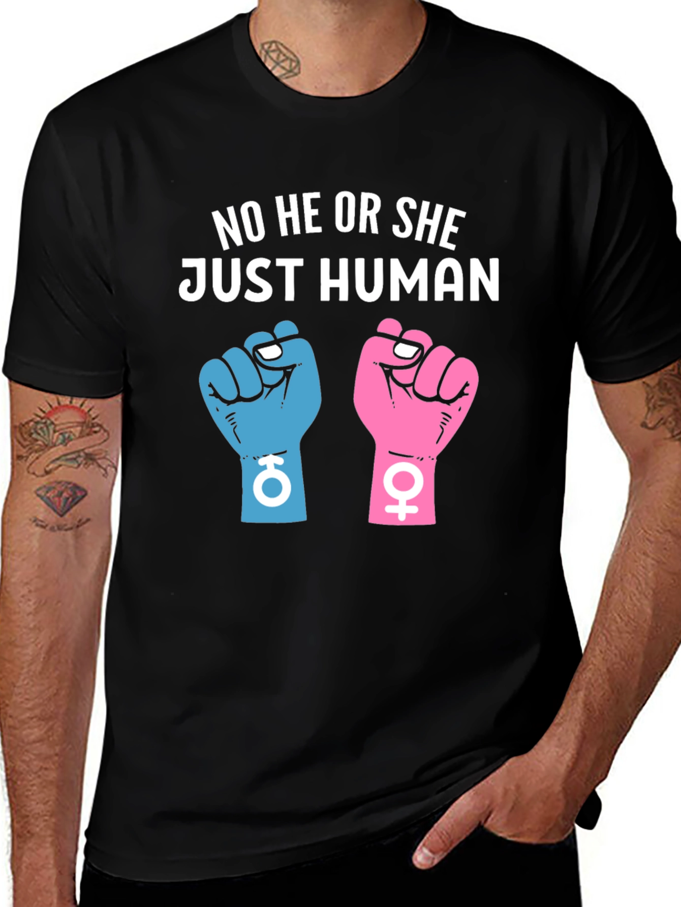No He or She Just Human Unisex T-Shirt