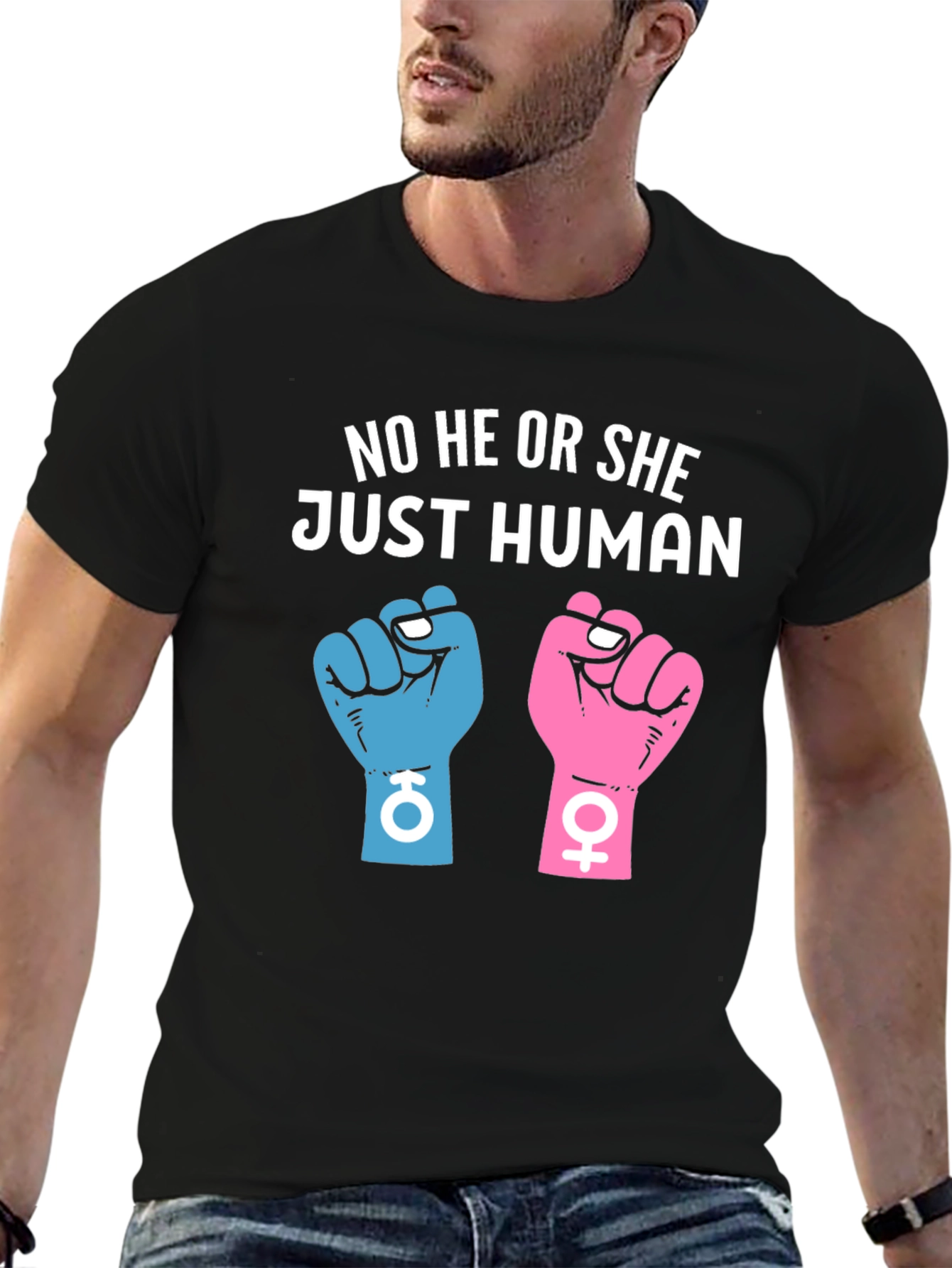 No He or She Just Human Unisex T-Shirt