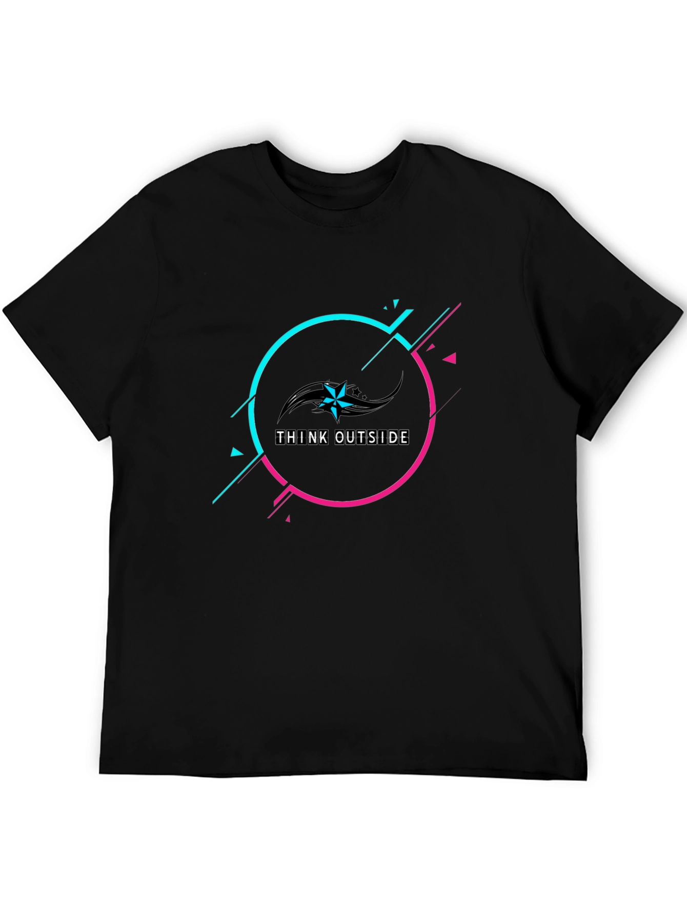 Think Outside Black Graphic Tee