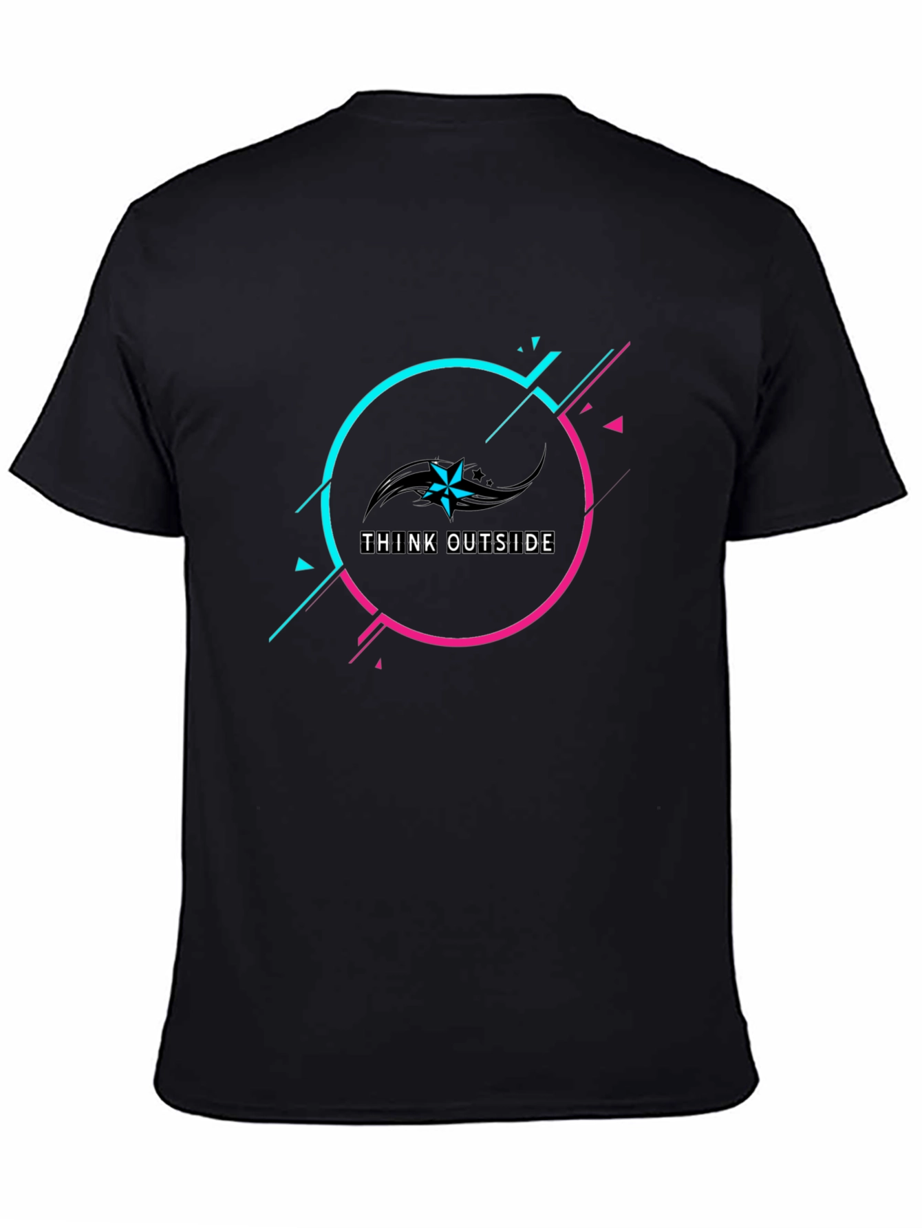 Think Outside Black Graphic Tee