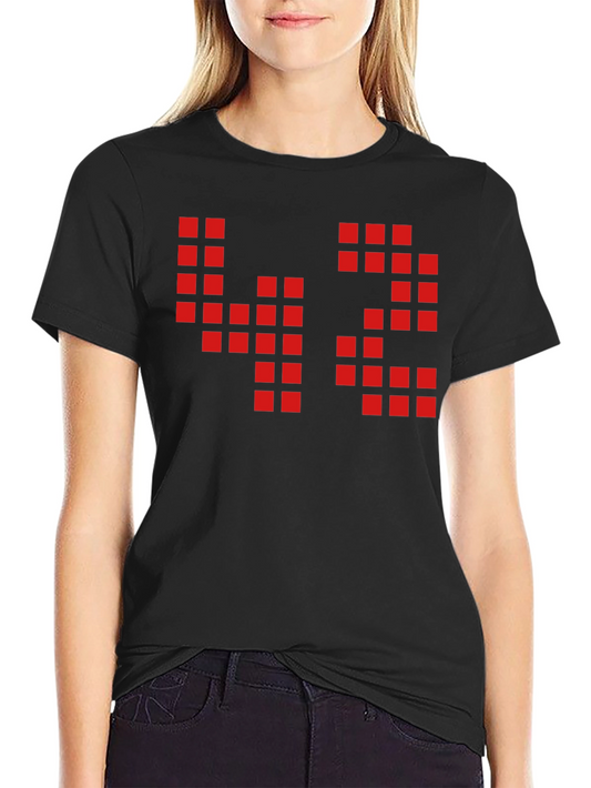 42 Pixel T-Shirt - Geek Chic Answer to Life