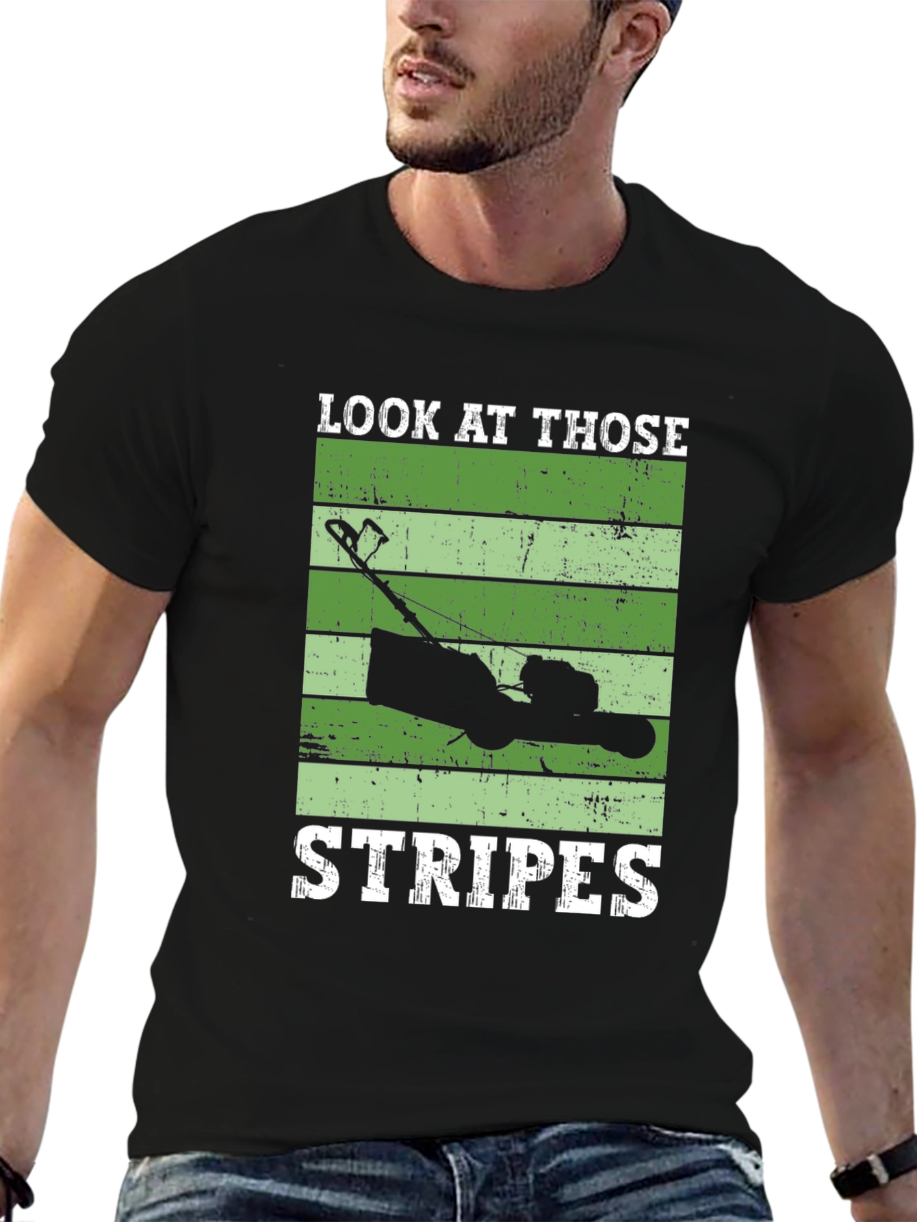 Look At Those Stripes Lawn Mower T-Shirt