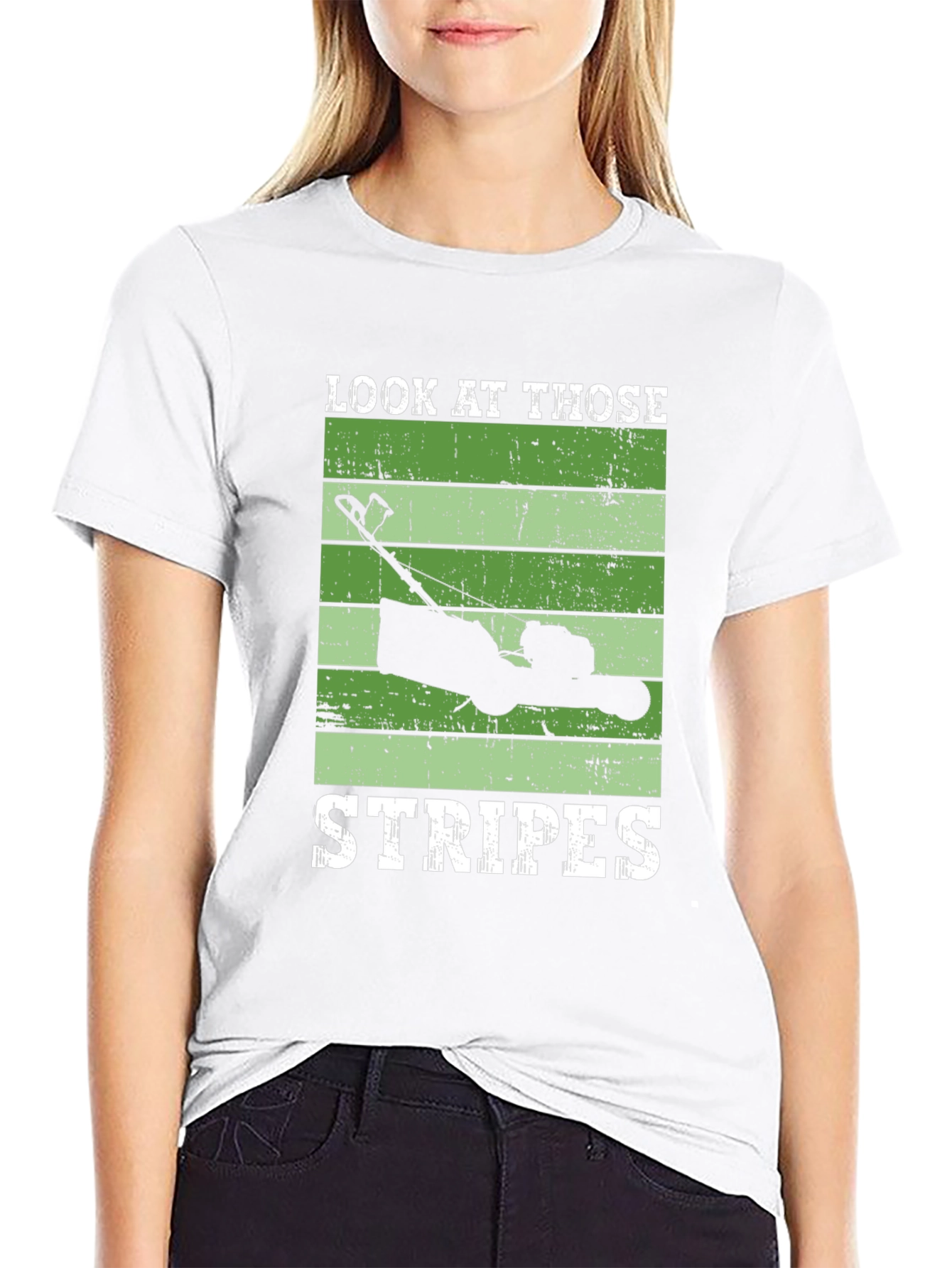Look At Those Stripes Lawn Mower T-Shirt