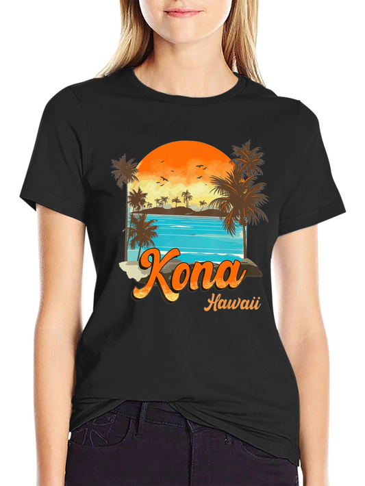 Kona Hawaii Graphic T-Shirt - Island Vibes Tee