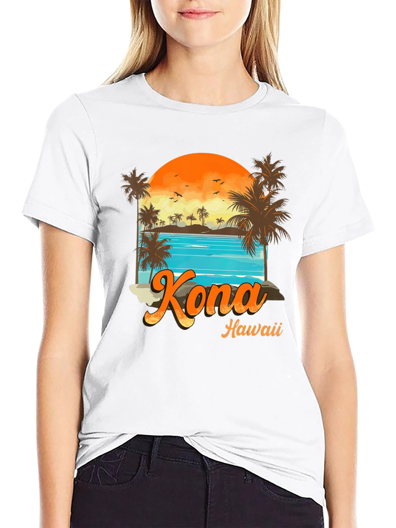 Kona Hawaii Graphic T-Shirt - Island Vibes Tee