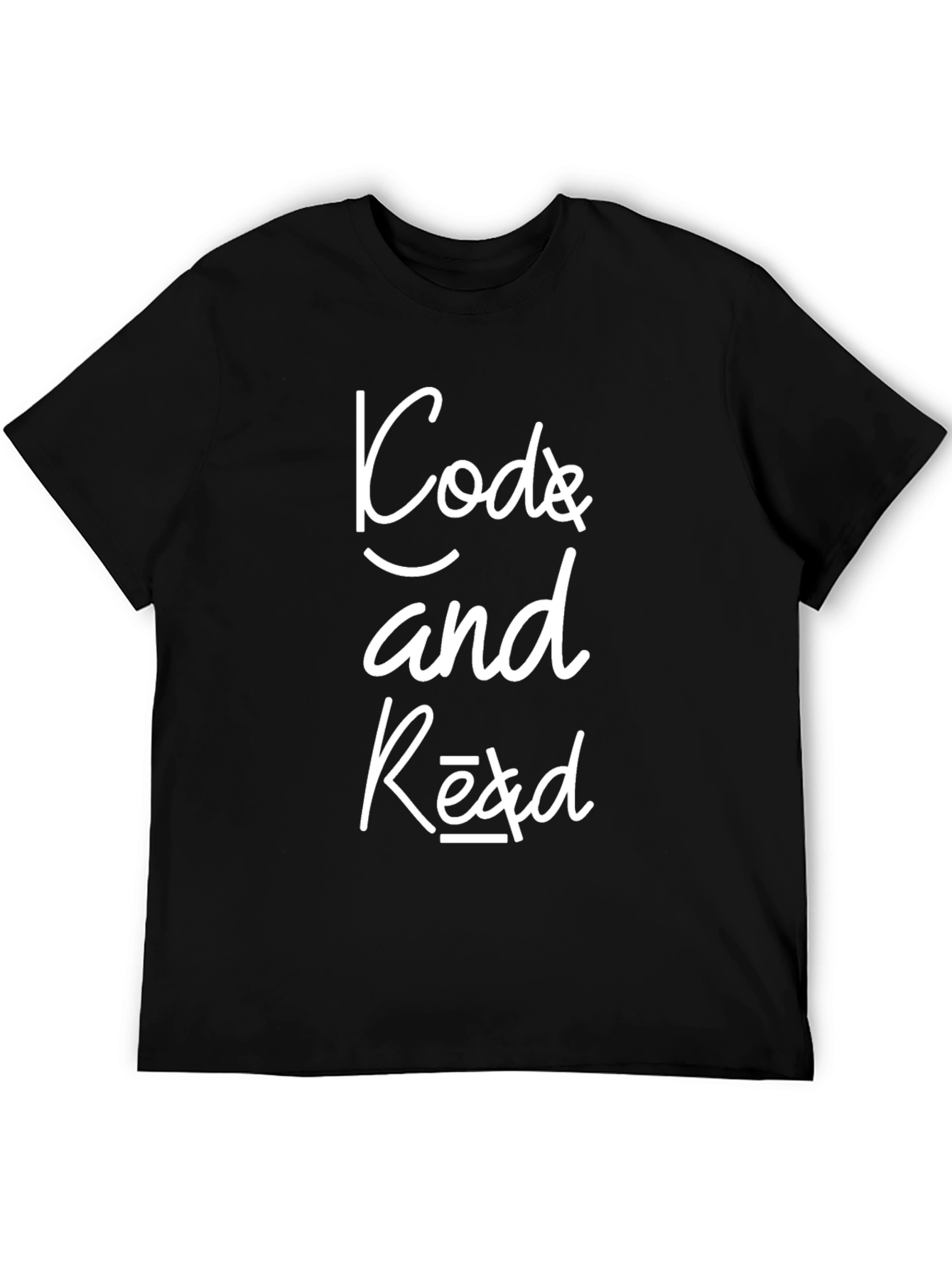Code and Read Black T-Shirt