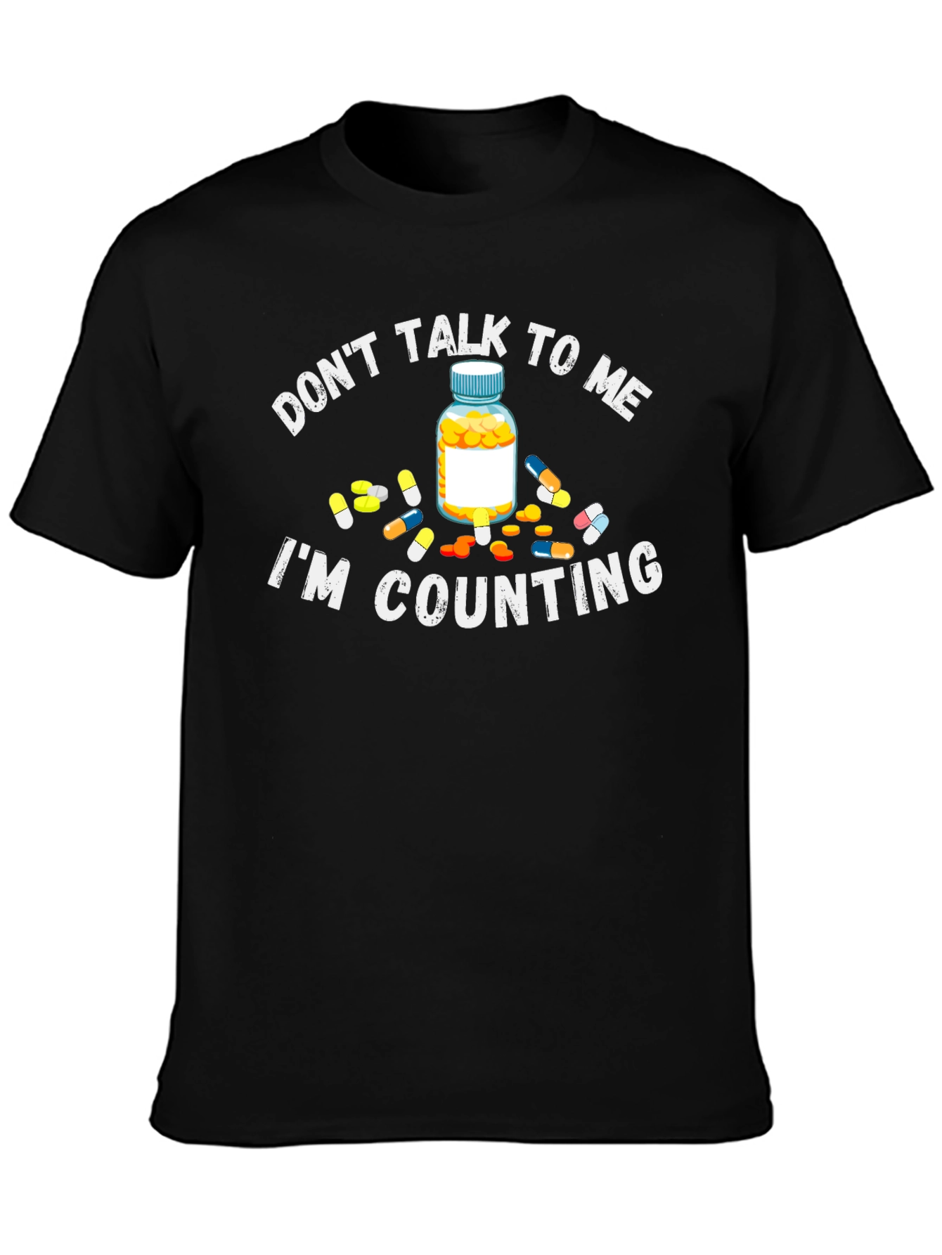 Counting Pills T-Shirt - Funny Pharmacist Tee
