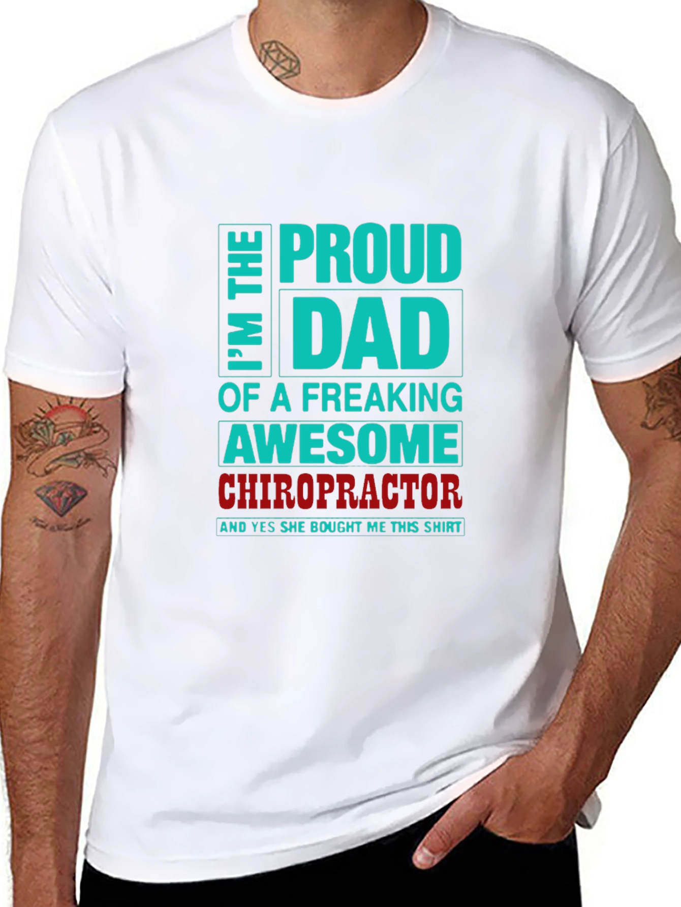 Proud Dad of an Awesome Chiropractor T-Shirt
