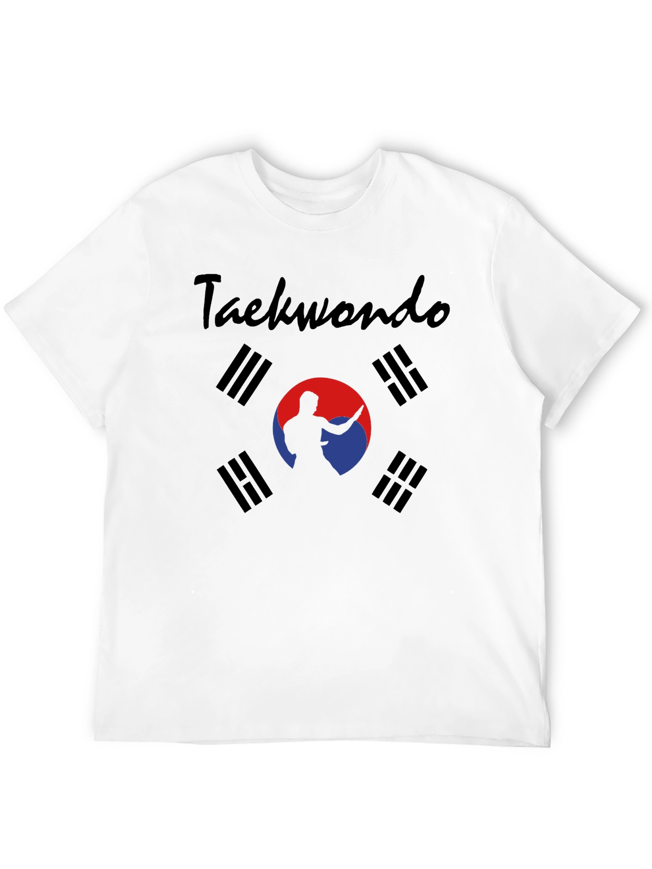 Taekwondo T-Shirt: South Korea Flag Martial Arts Tee