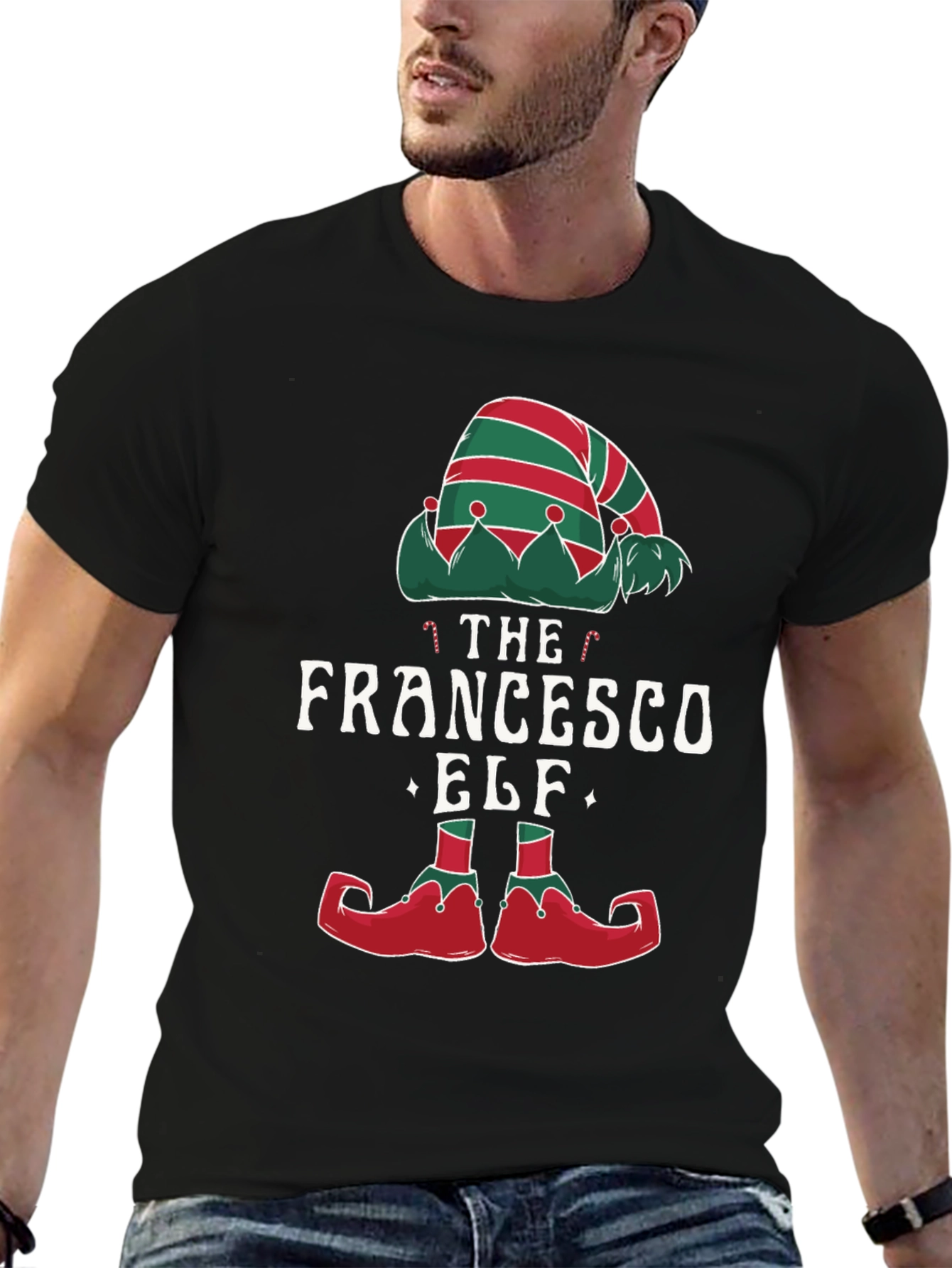 Francesco Elf Christmas T-Shirt